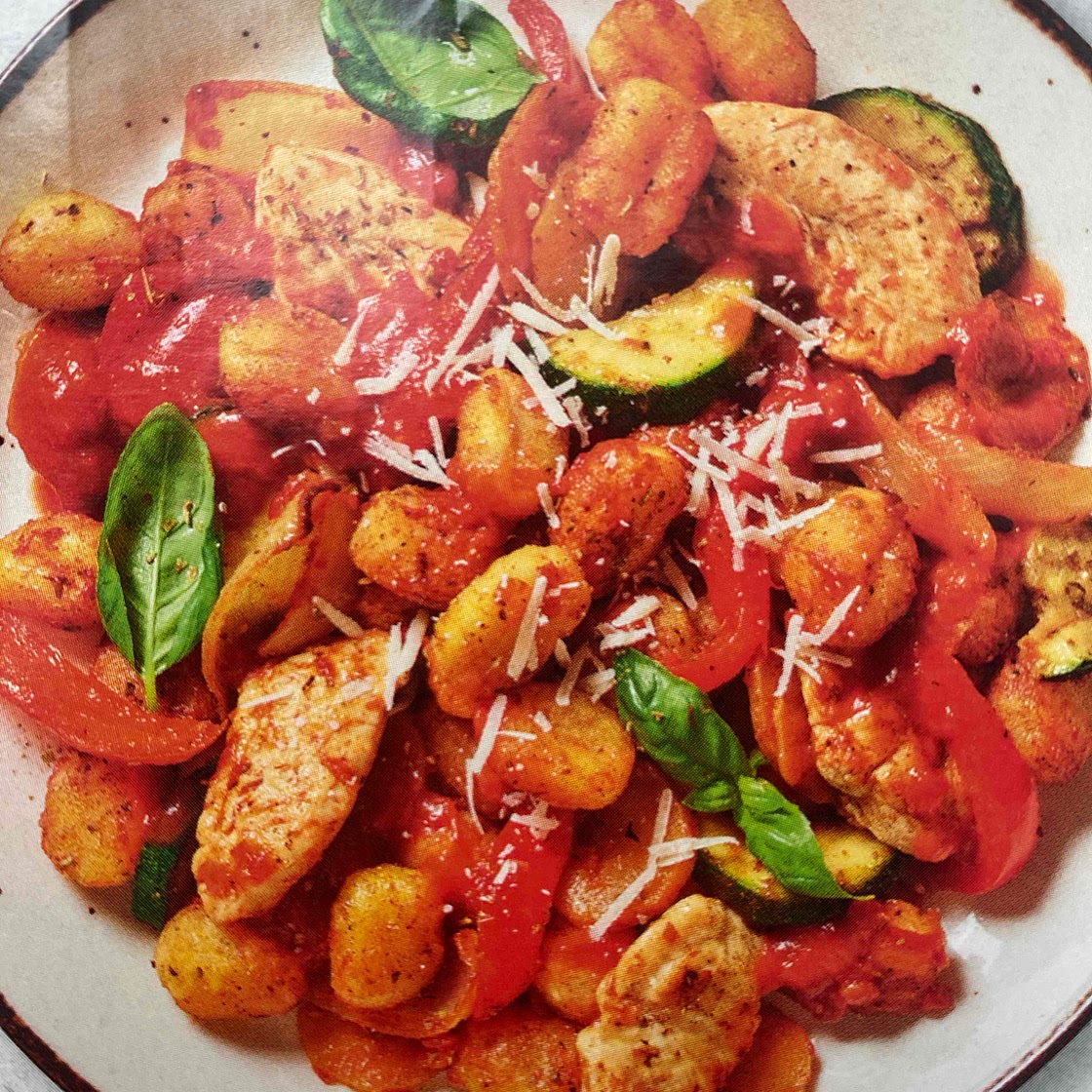 Gnocci en kip traybake