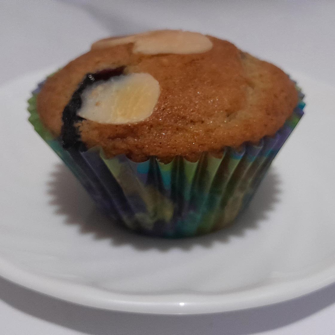 Quick and Easy Blueberry Flaked Almonds Muffins