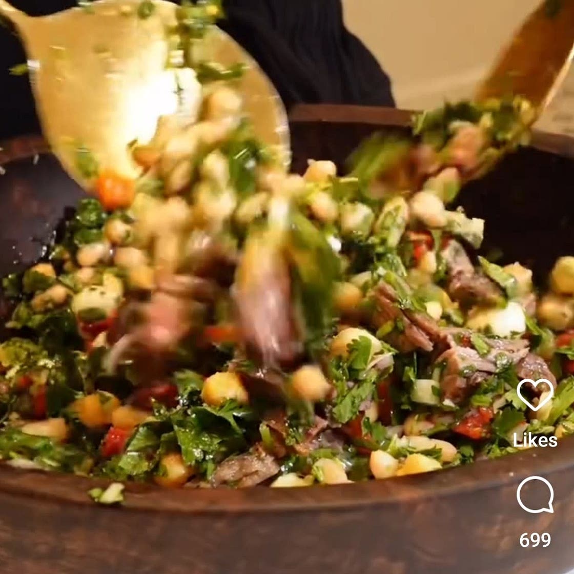 Chimichurri Dense Bean Salad