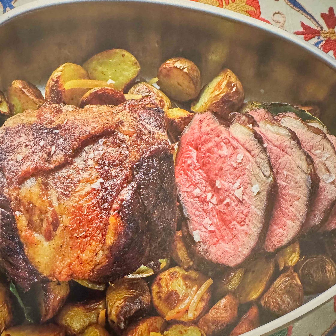 Seven Spice Lamb Leg with Lemon Potatoes 