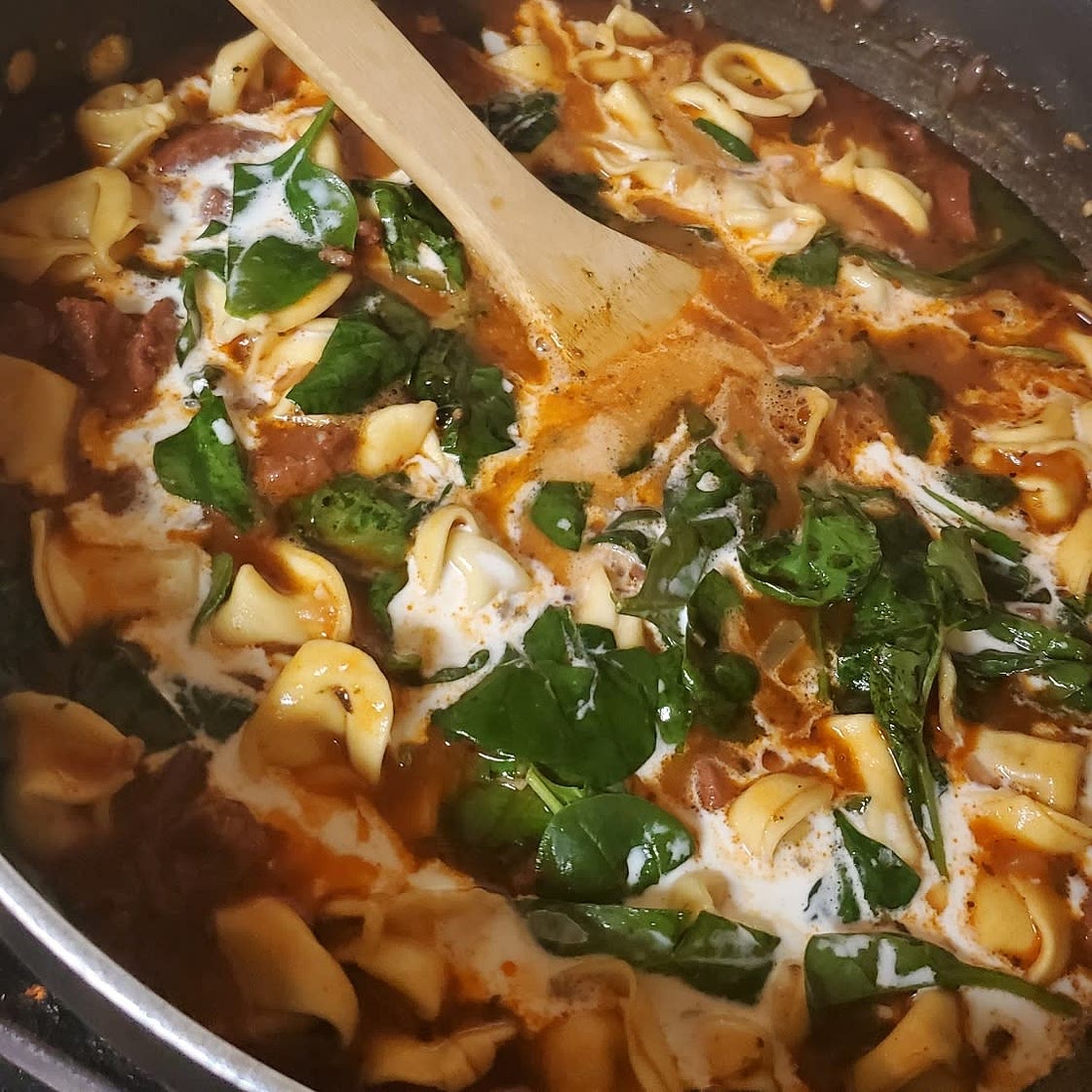 Creamy Tortellini Soup