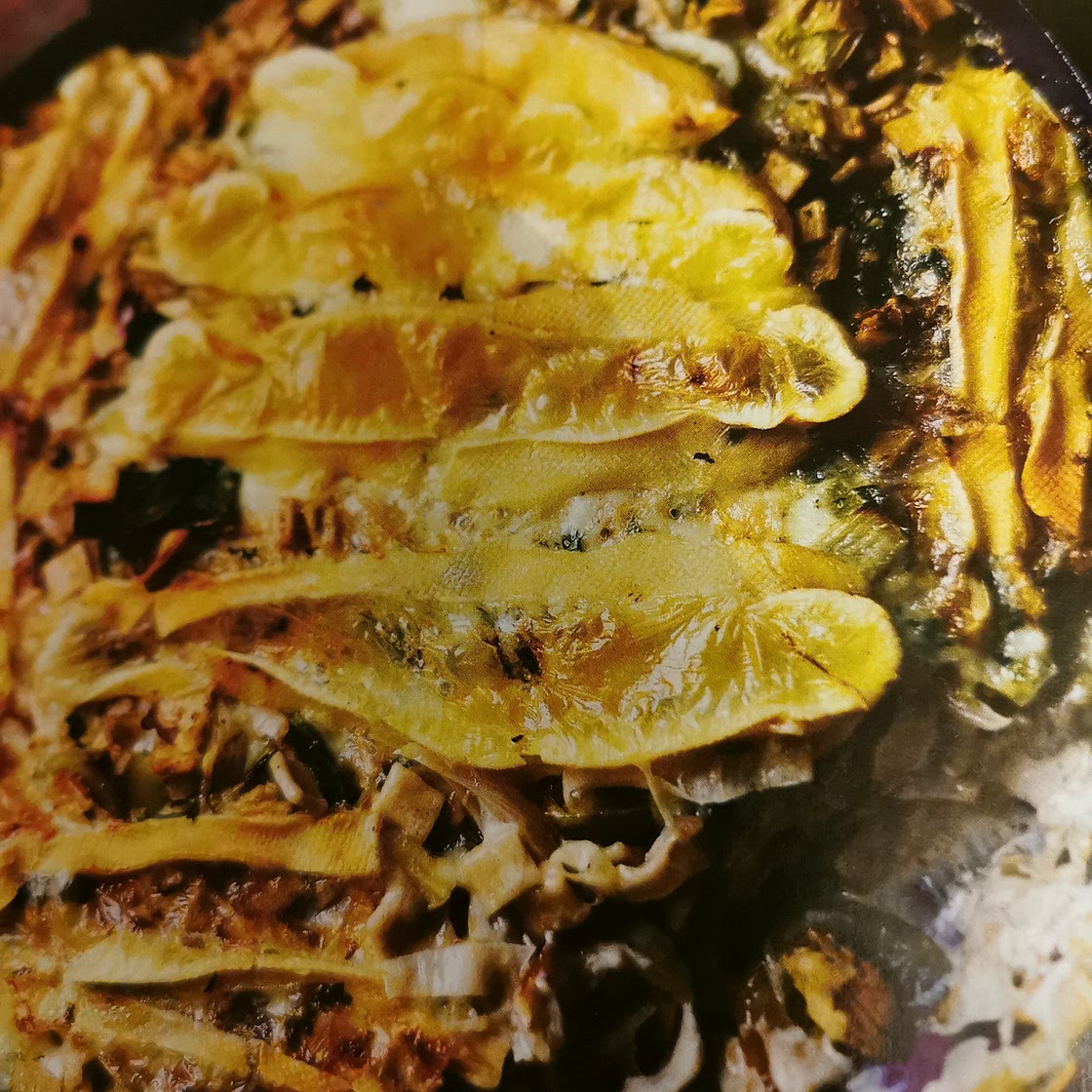 Gratin de crozets au reblochon.