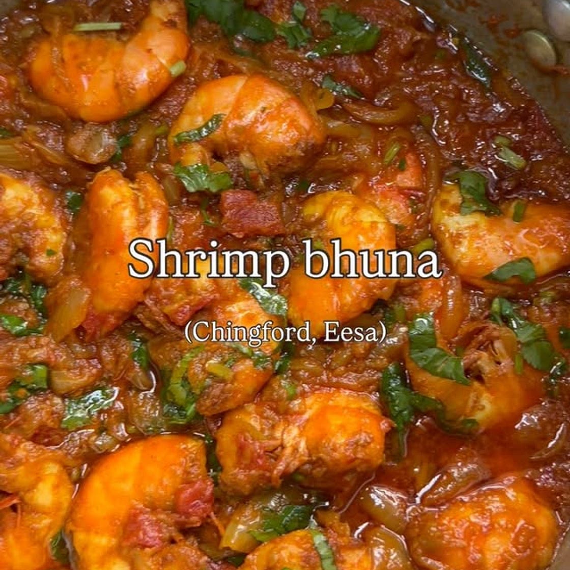 Shrimp Bhuna