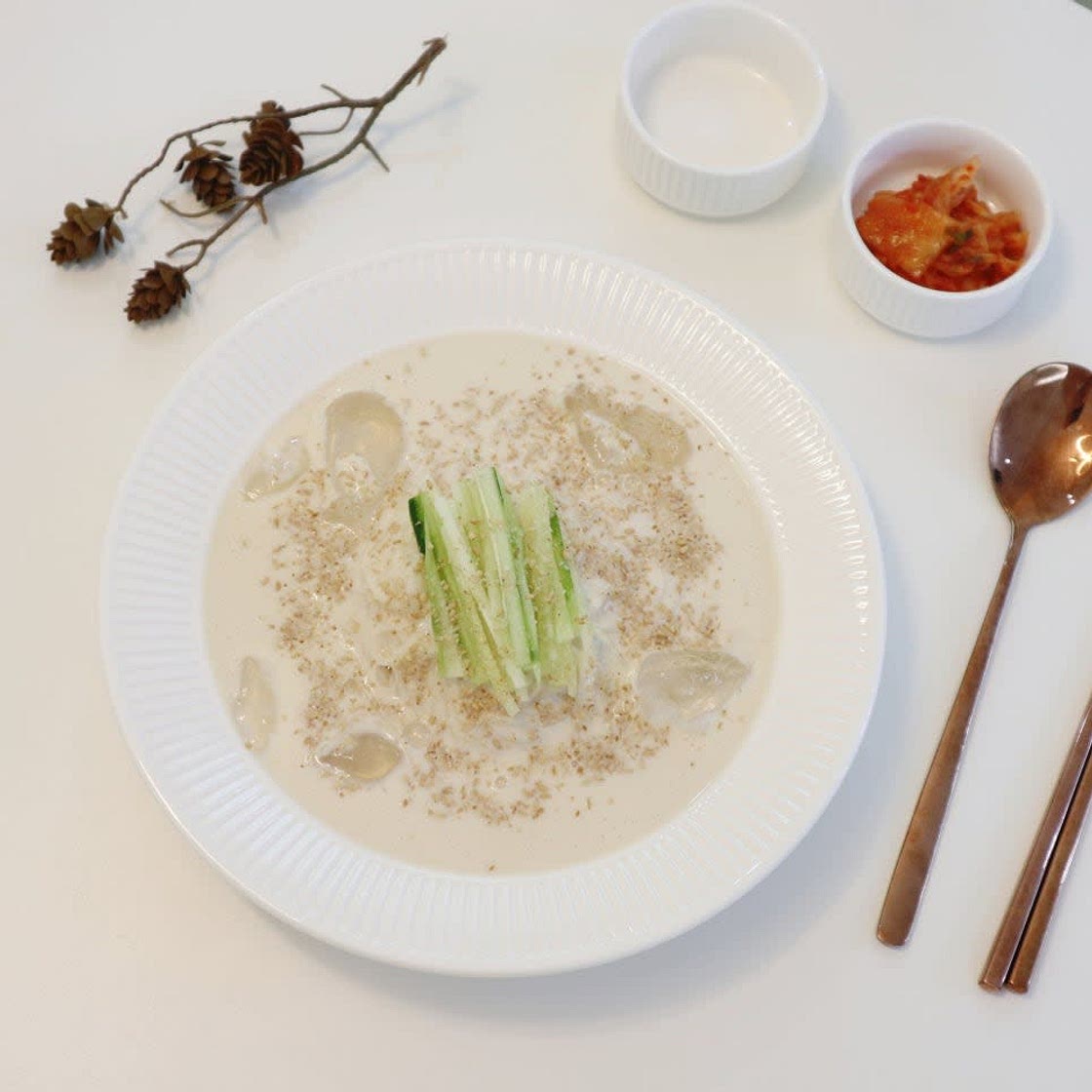 콩국물로 간단 콩국수 만들기