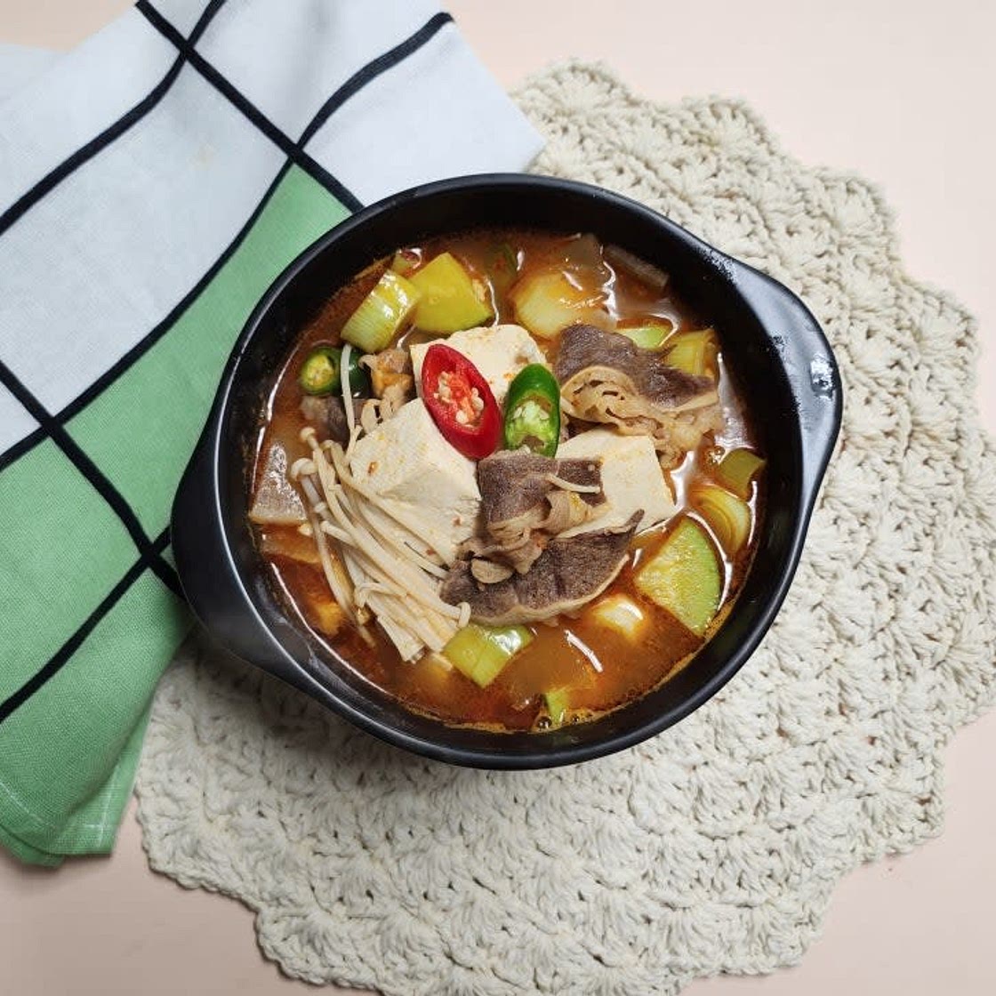 백종원 우삼겹 된장찌개