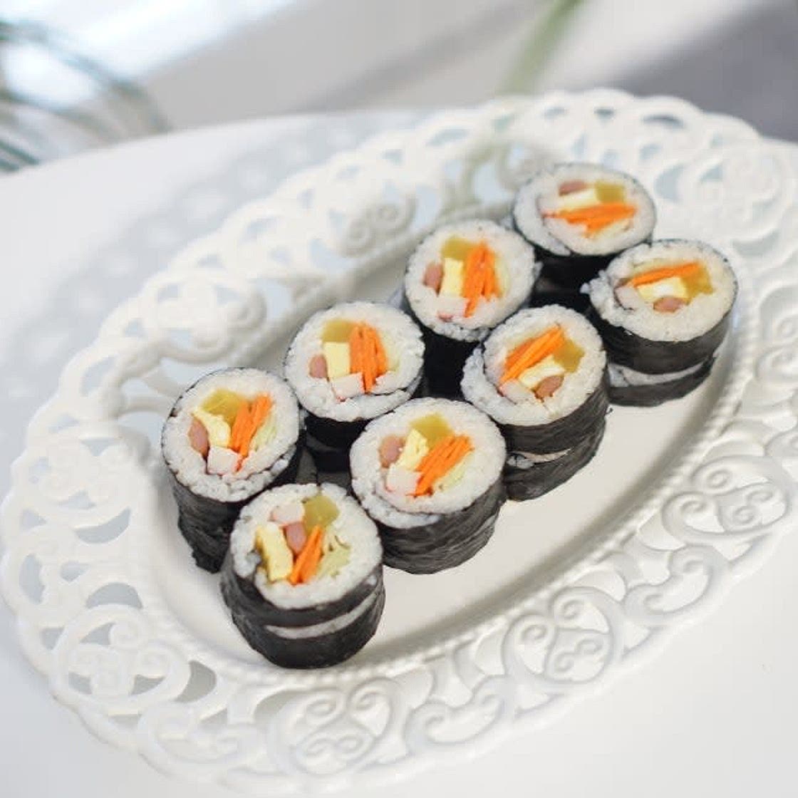 오이김밥 말기 역시 집김밥이야~