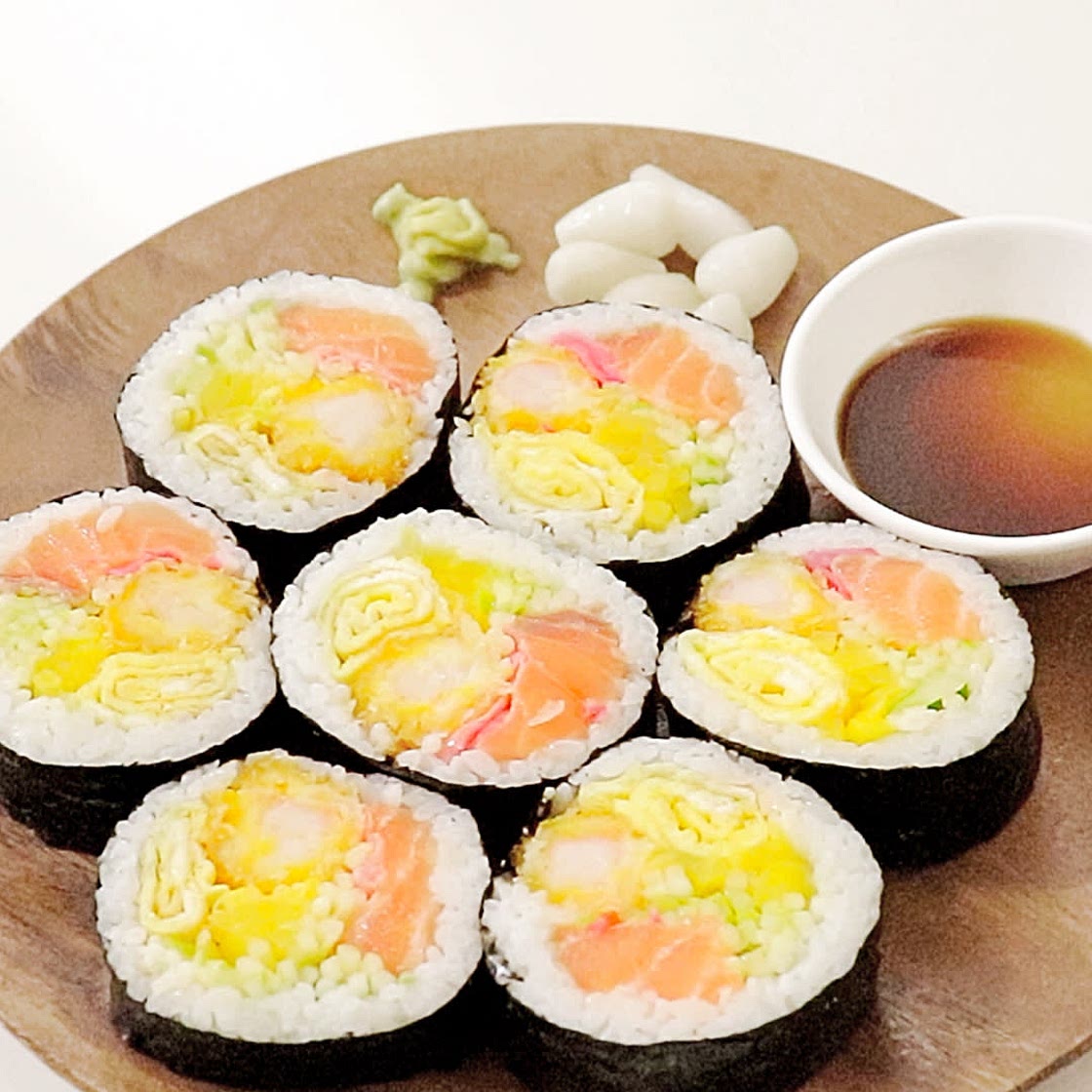 연어초밥김밥 후토마끼