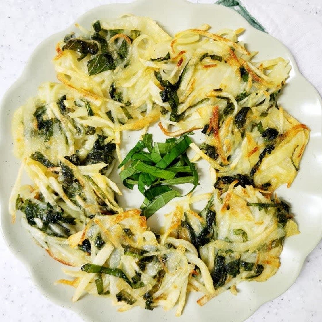 깻잎 감자채전 만들기 바삭고소한 감자채전 레시피