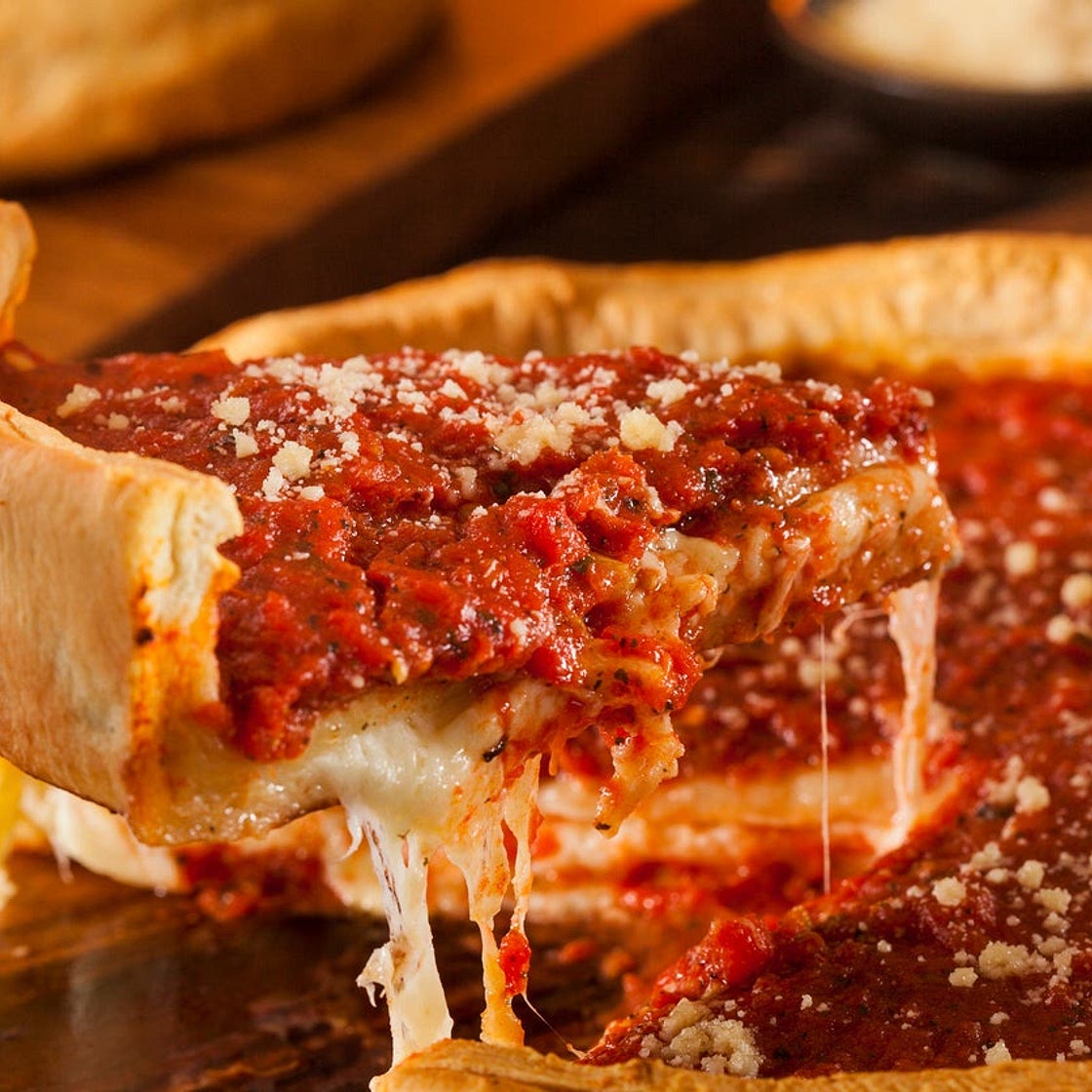 ¡Increíble! Prepara una deliciosa pizza deep dish en casa