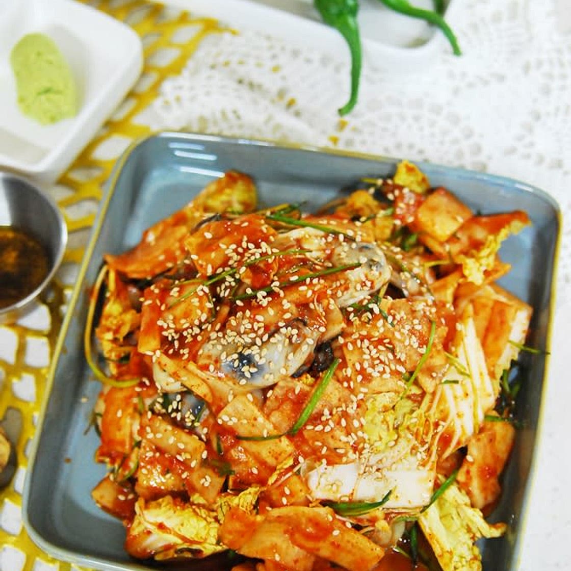 굴무침 만들기