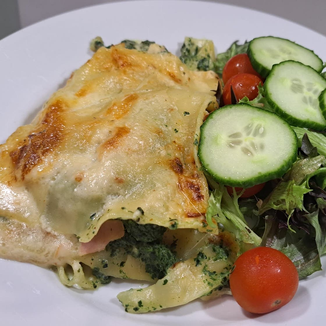 Cheesy Ham Hock, Spinach & Ricotta Lasagne