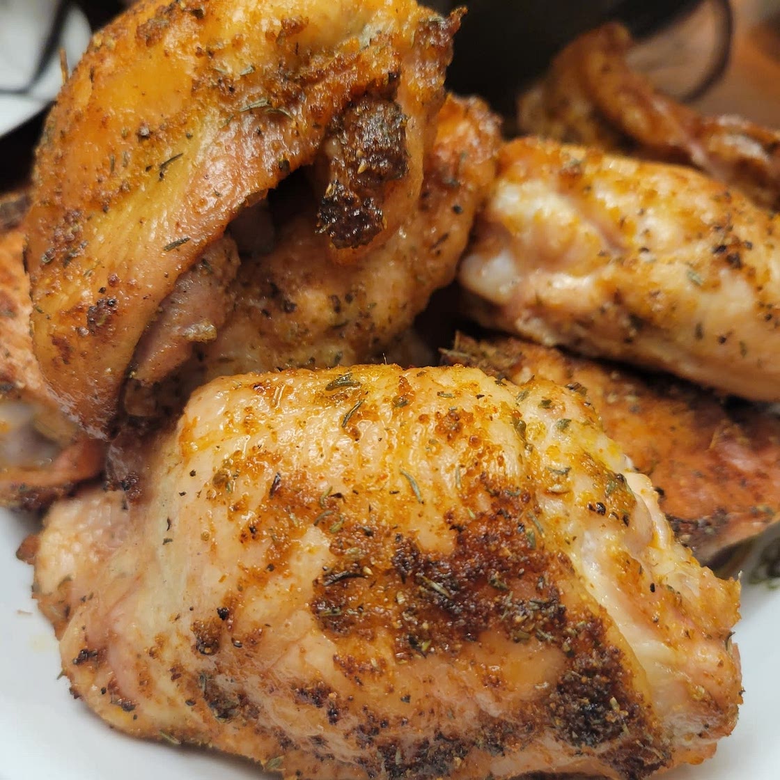 Crispy Baked Chicken Thighs