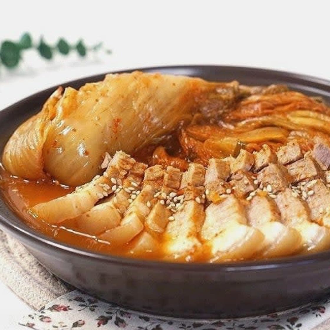 통오겹살 묵은지 김치찜 레시피