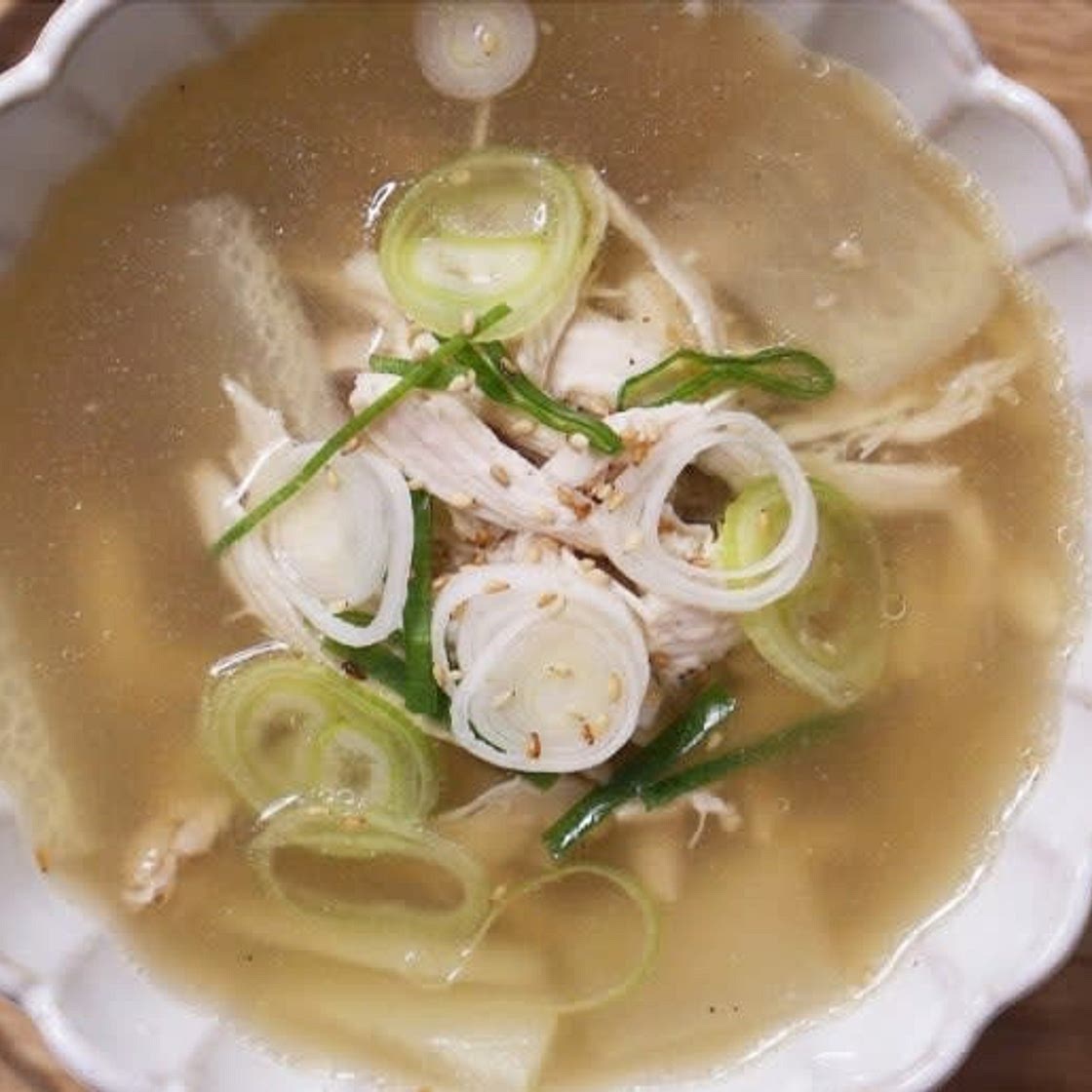 겨울 보양식 맑은 닭개장 닭곰탕 만들기