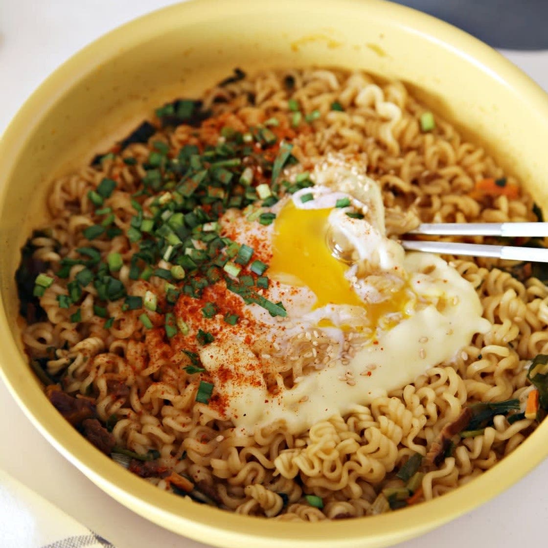 쿠지라이식 라면 볶음라면 만드는법
