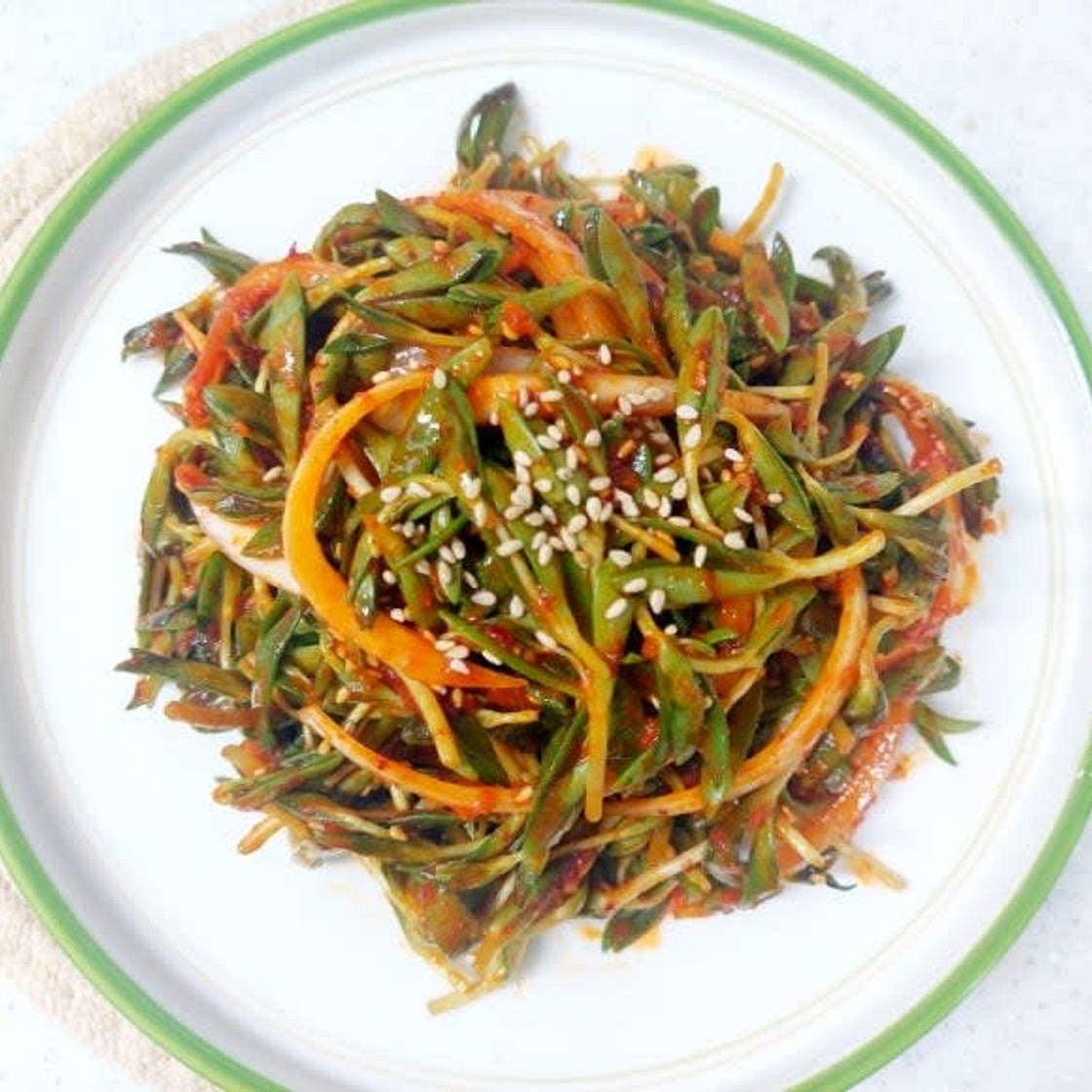 돌나물 무침 만드는법 돈나물 무침  레시피