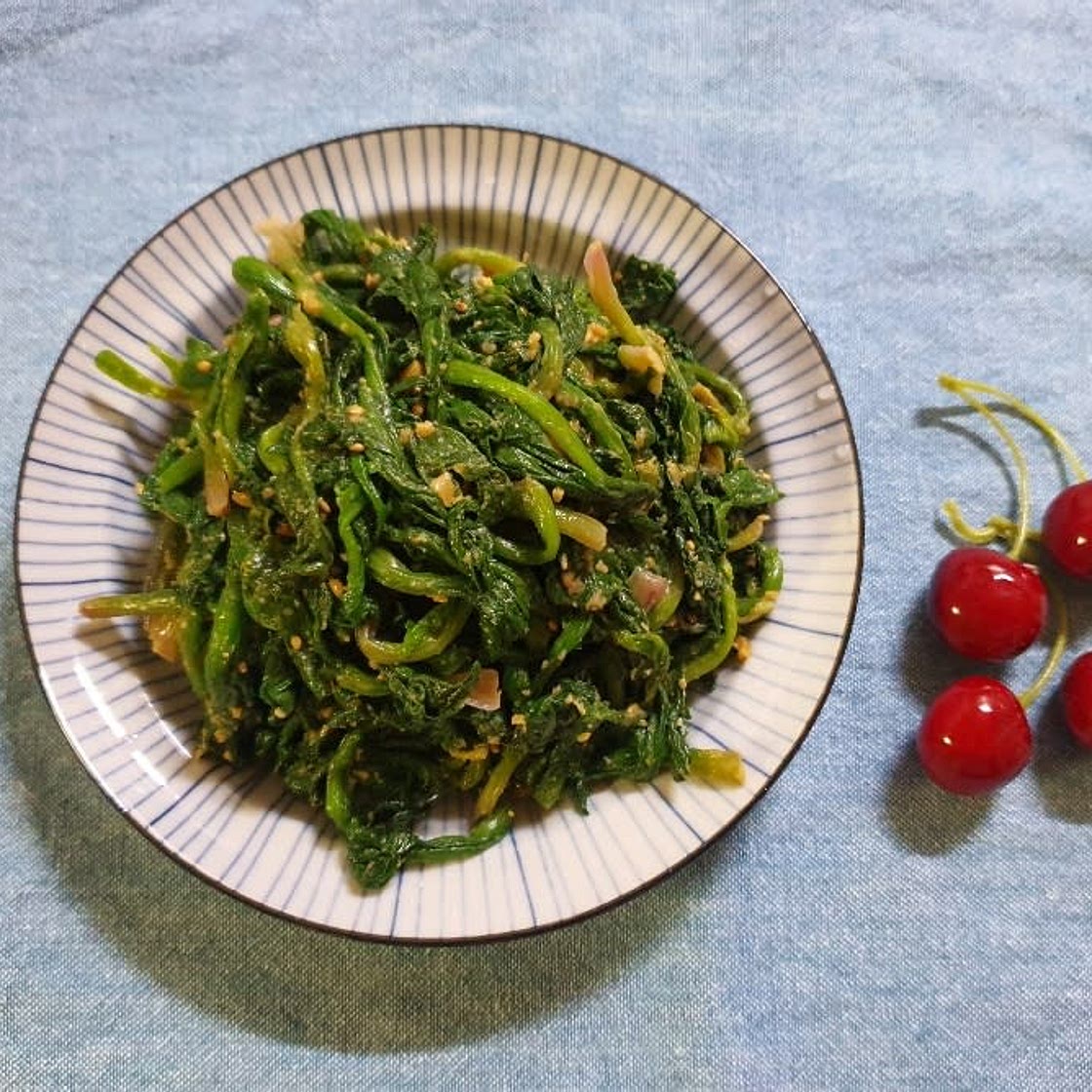 시금치나물로 만드는 맛있는 반찬! 시금치된장무침 만들기