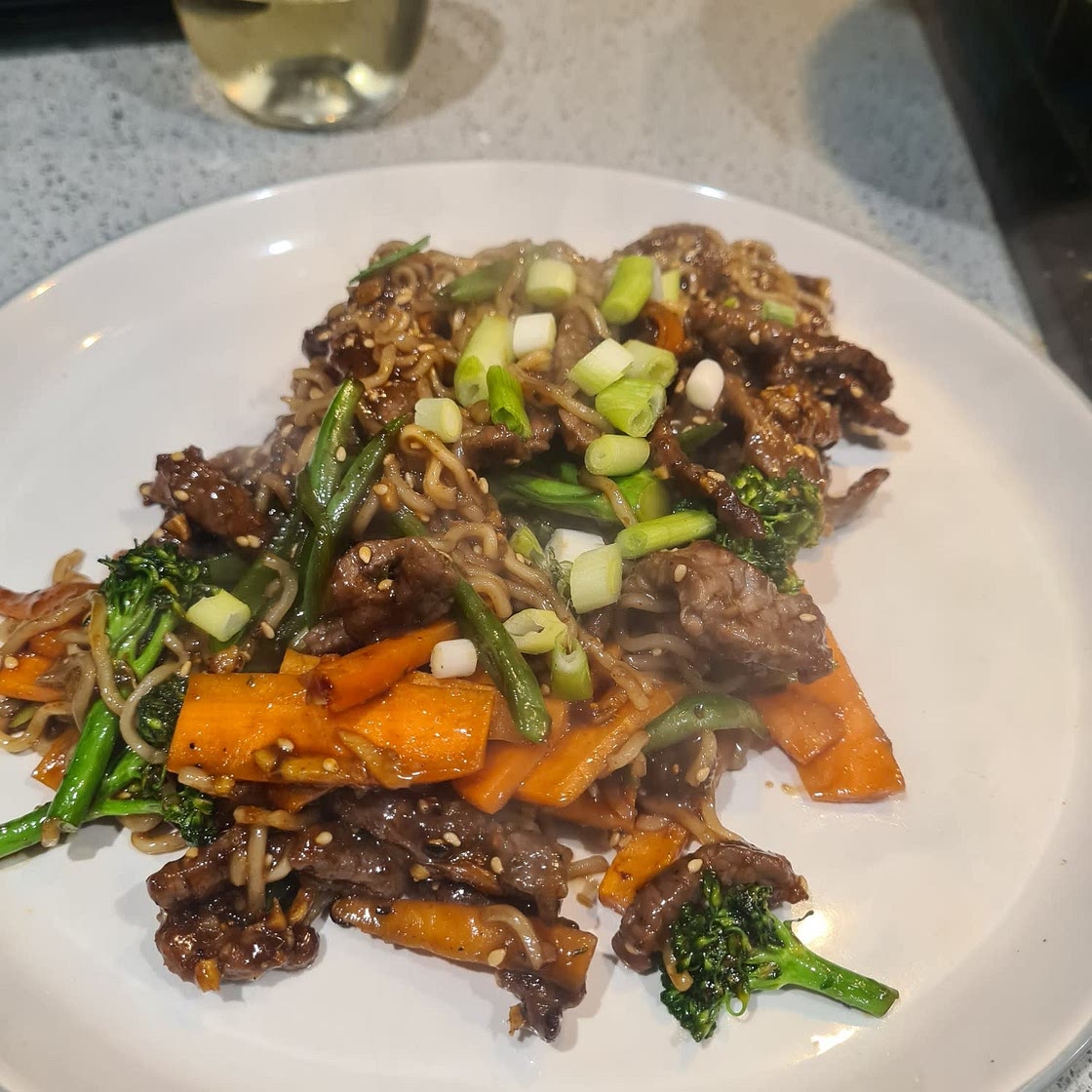 Mongolian Beef Ramen