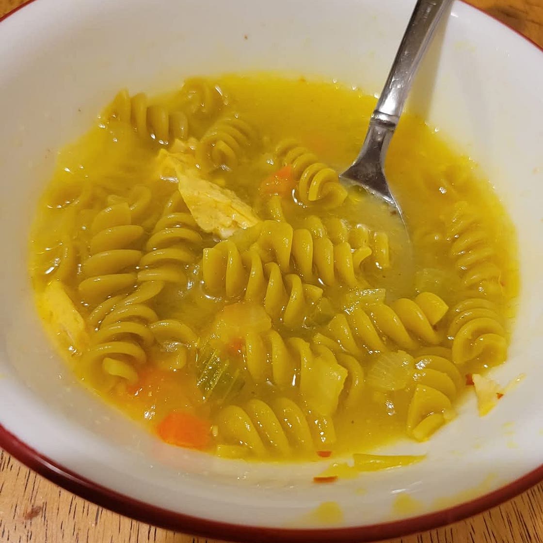 Get well chicken noodle soup