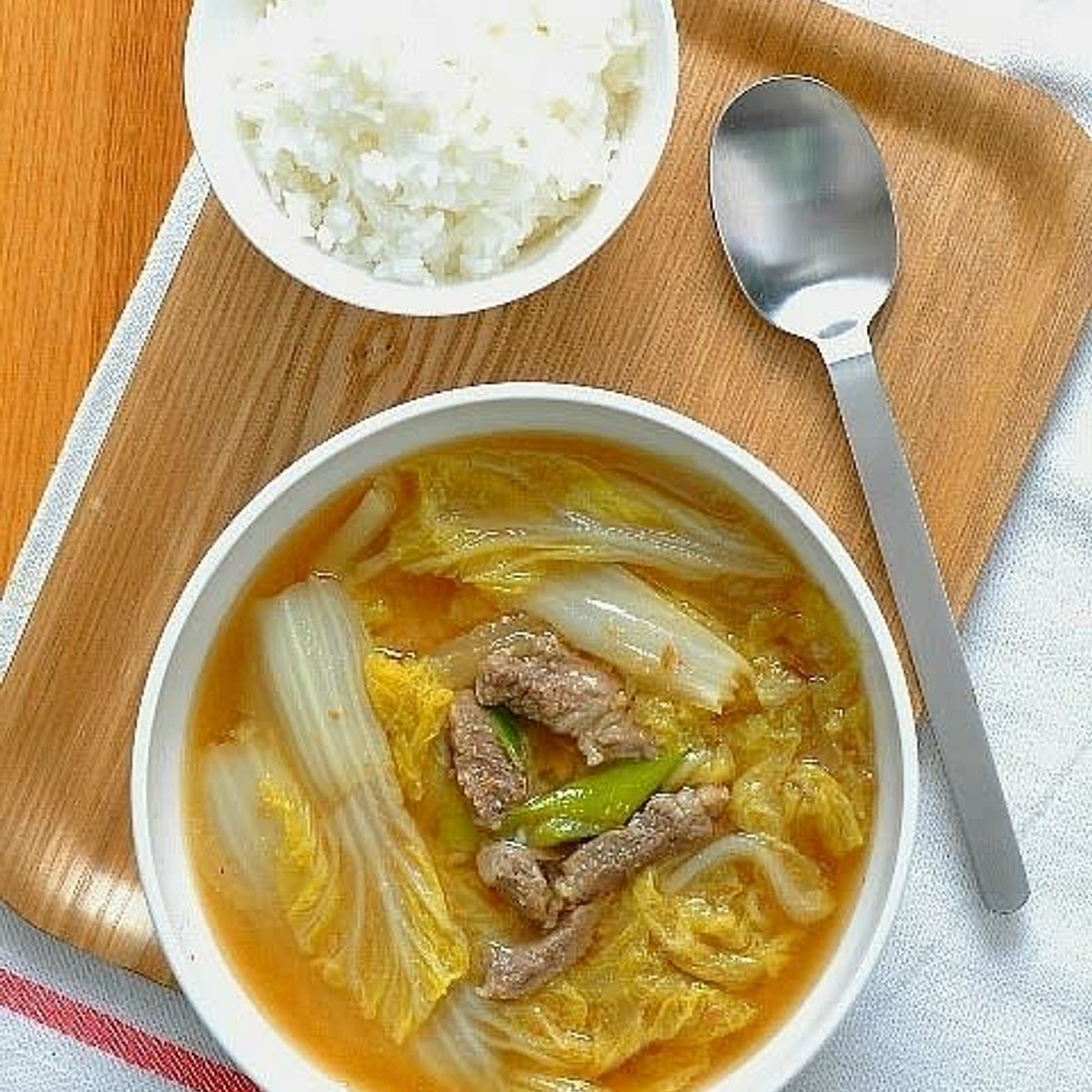 소고기들깨배춧국