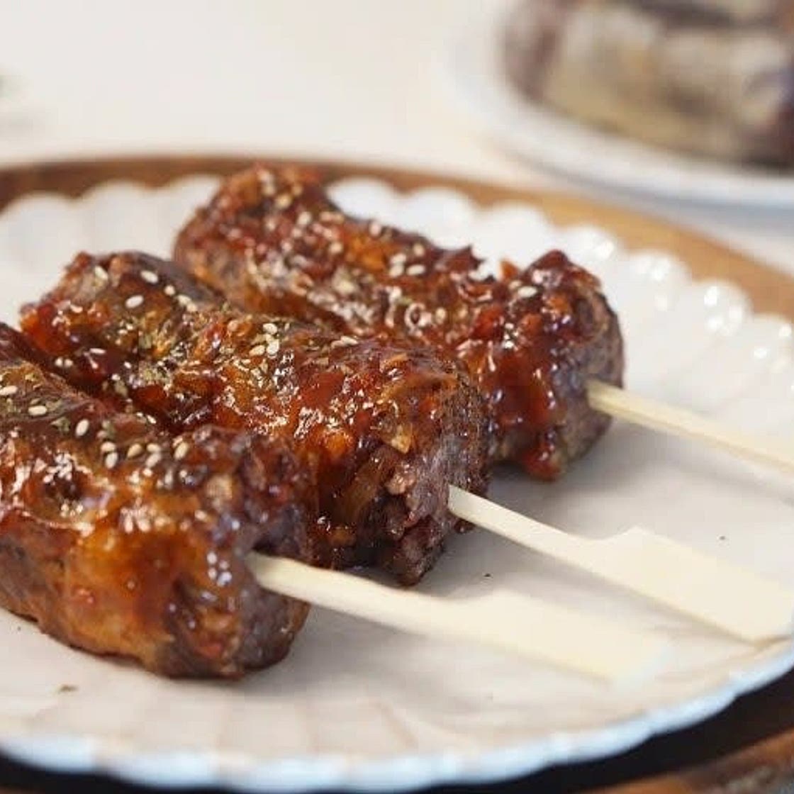 라이스페이퍼 순대꼬치 만들기
