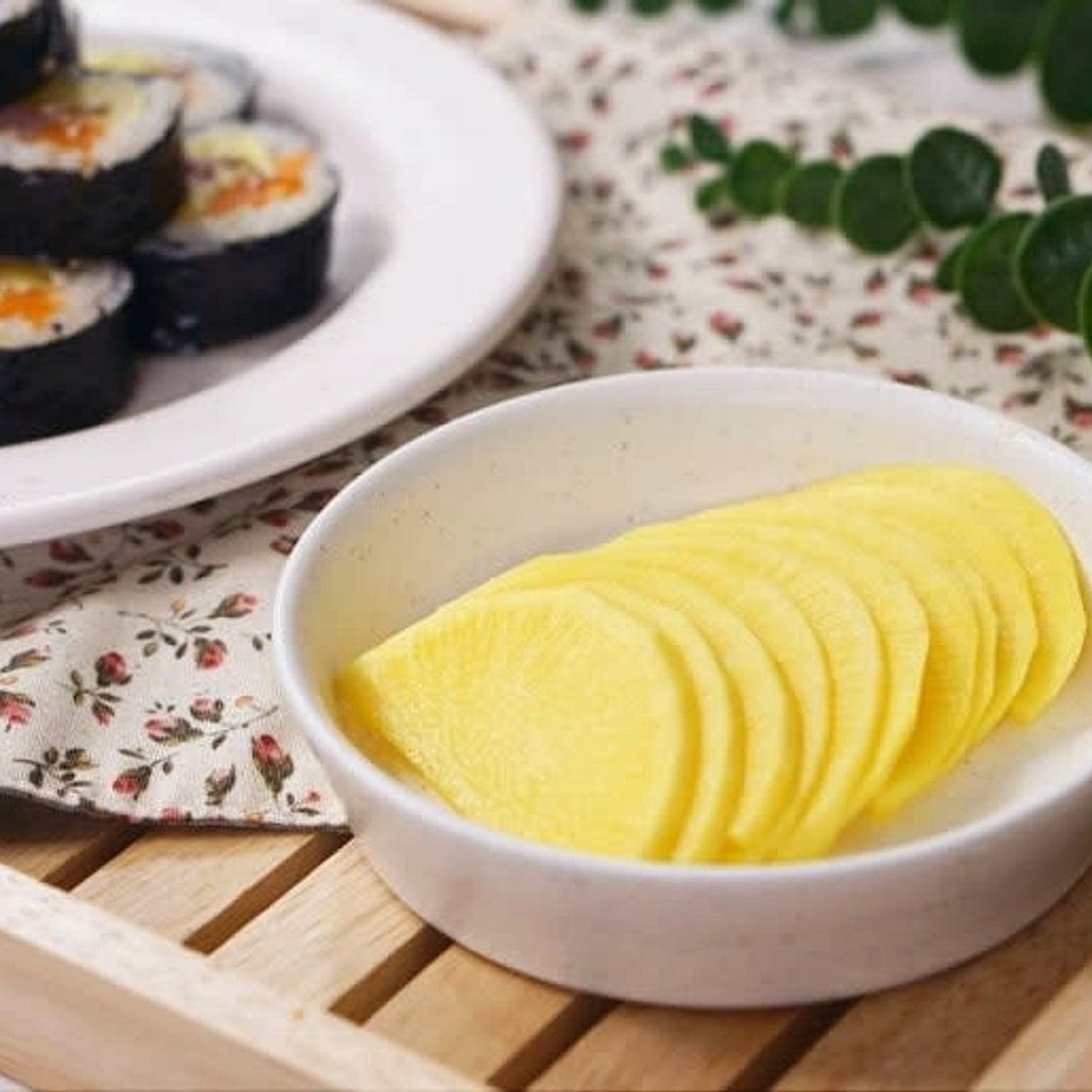 치자로 수제단무지 만들기