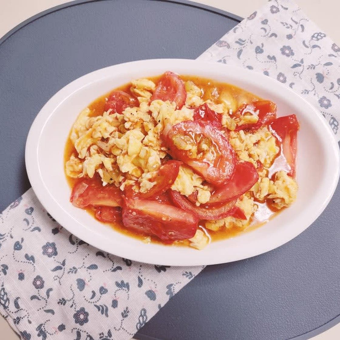 다이어트 백종원 토마토 달걀 볶음