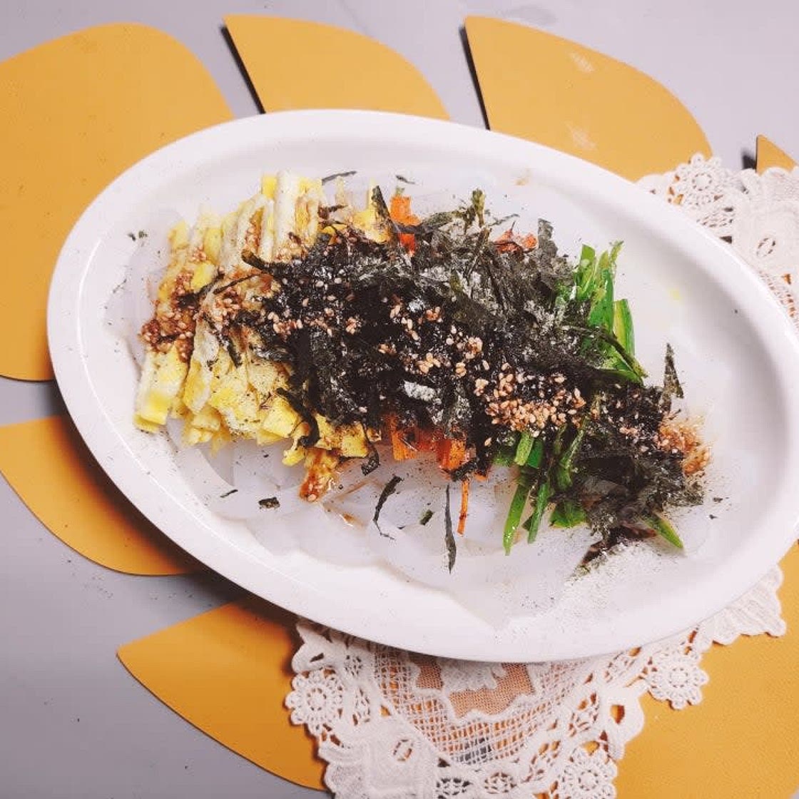 청포묵 묵무침