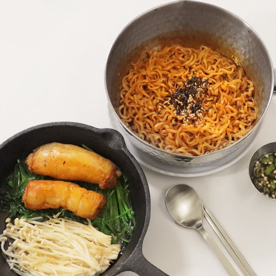 통대창구이 불닭볶음면