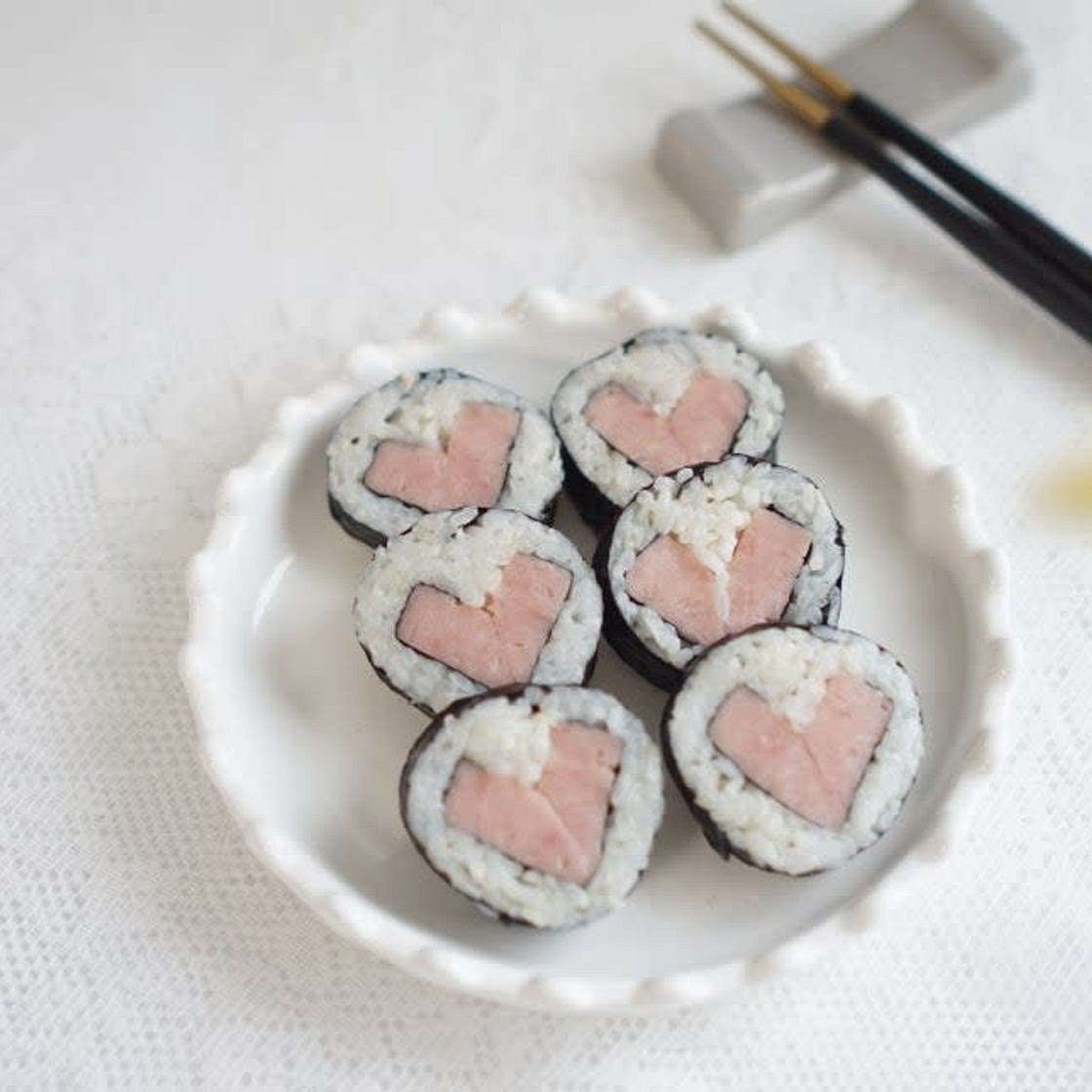 스팸하트김밥 만들기 간단 도시락 메뉴 ~