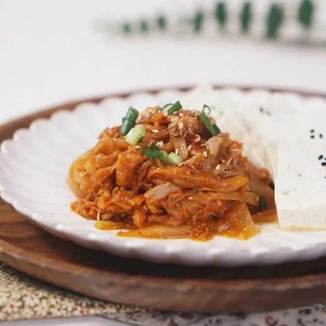 참치김치볶음 두부김치 만드는 법