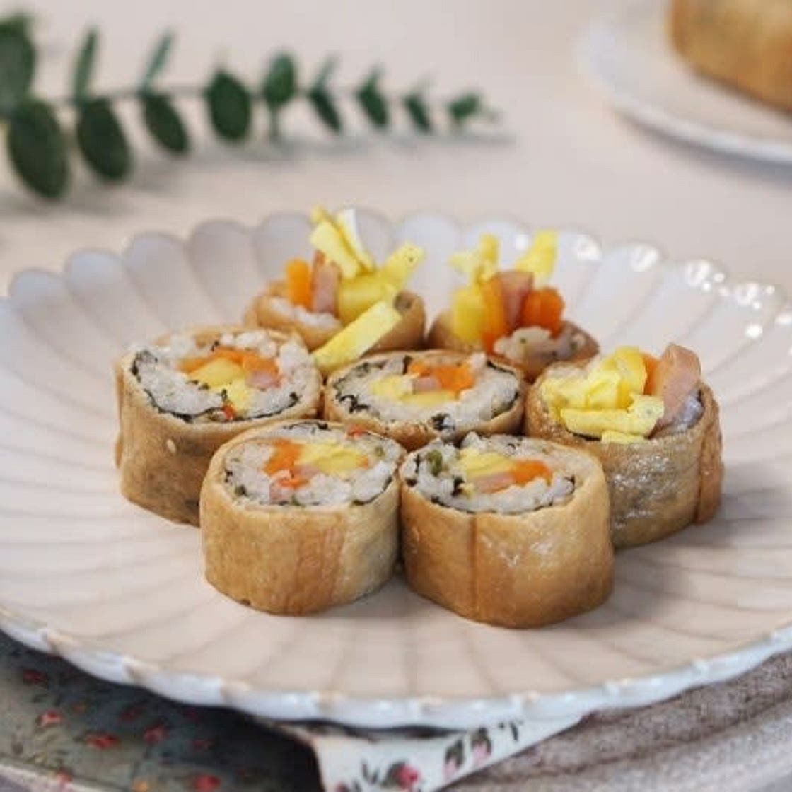 롤유부김밥 만들기