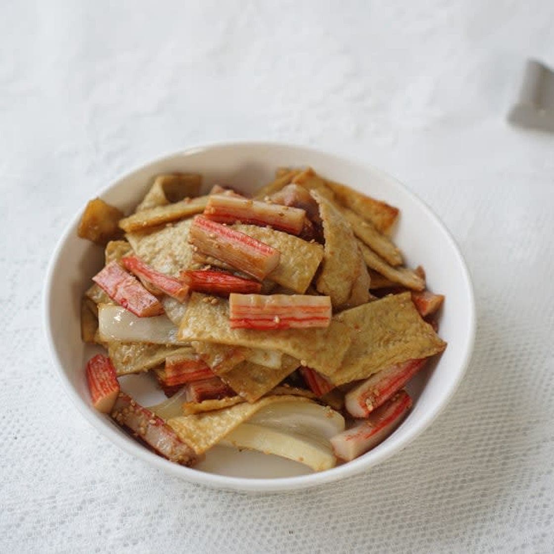 간장 어묵볶음 만드는법 맛살 넣어서 했어요