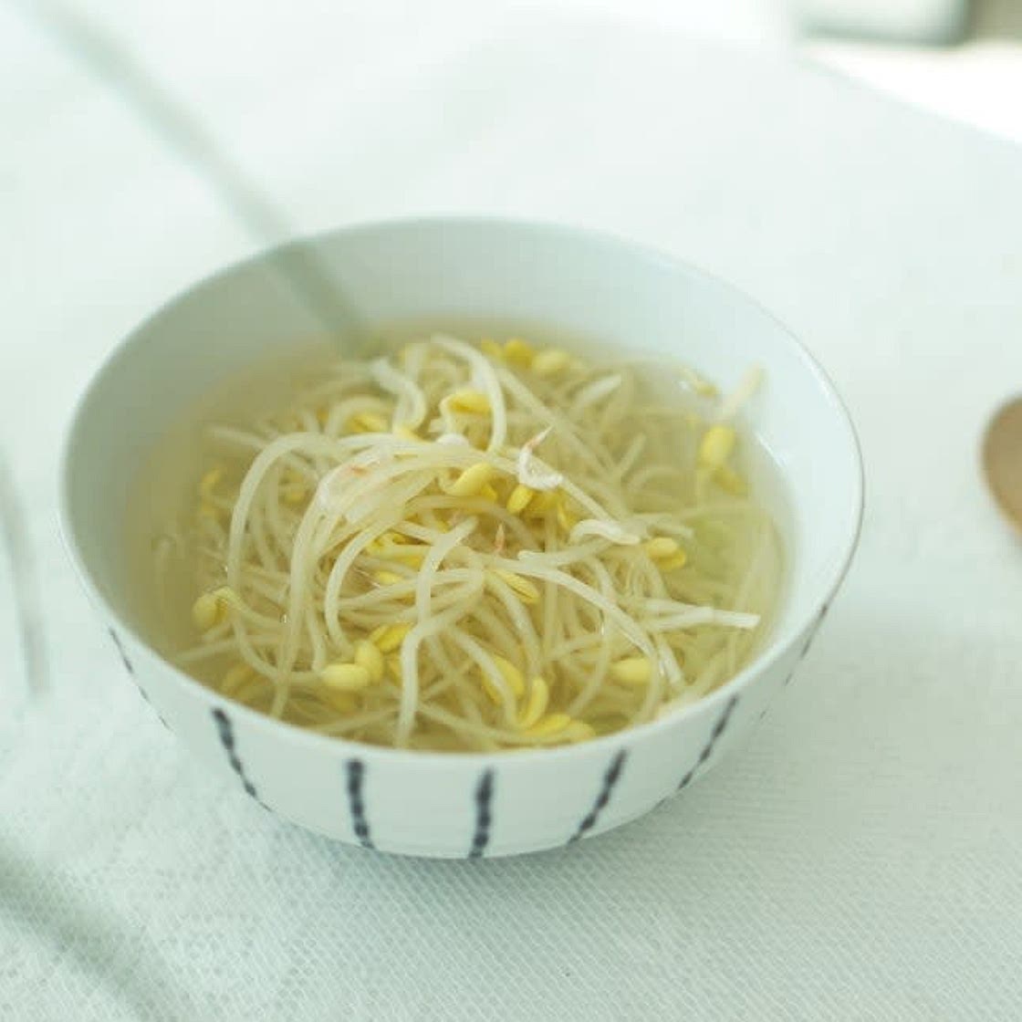 맑은 콩나물국 끓이는법 새우젓으로 간 했어요