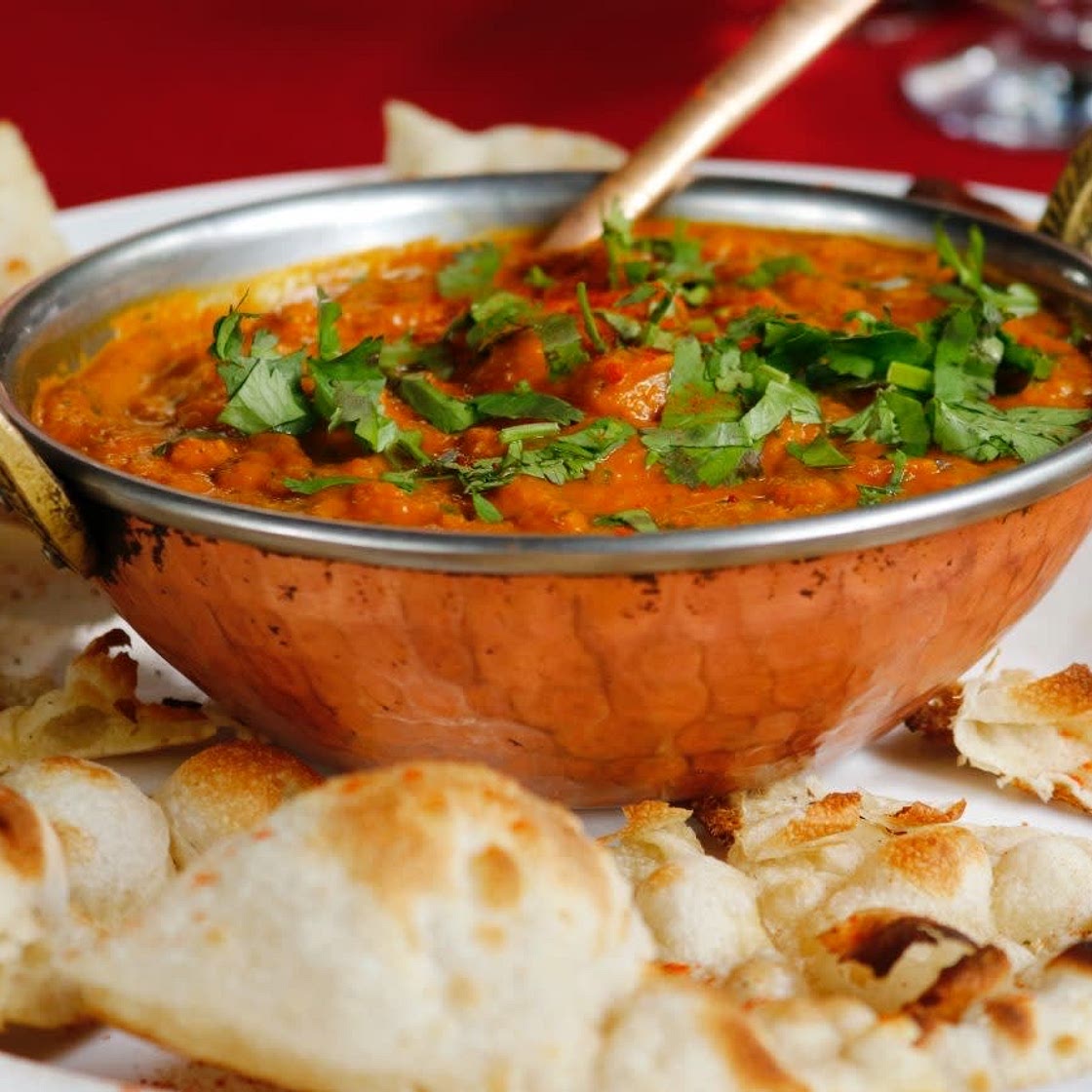 Pollo veg tikka masala con patate
