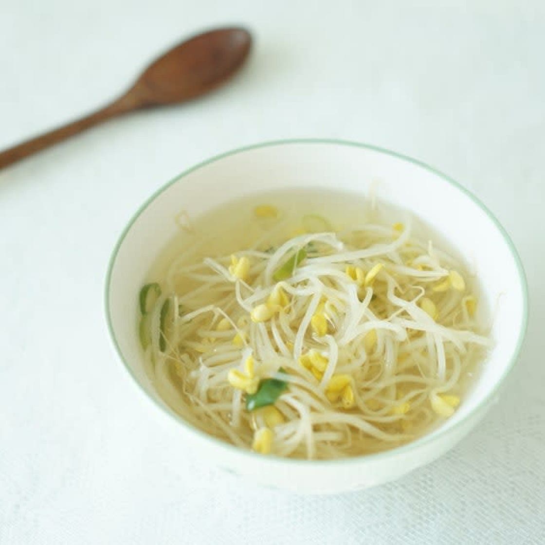 맑은 콩나물국 끓이는법 간단한 국 이에요