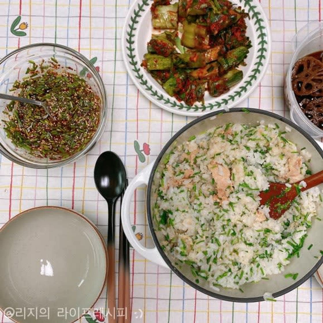 [솥밥 하는법] 솥밥 냄비로 맛있는 한그릇요리 만들기 명란솥밥
