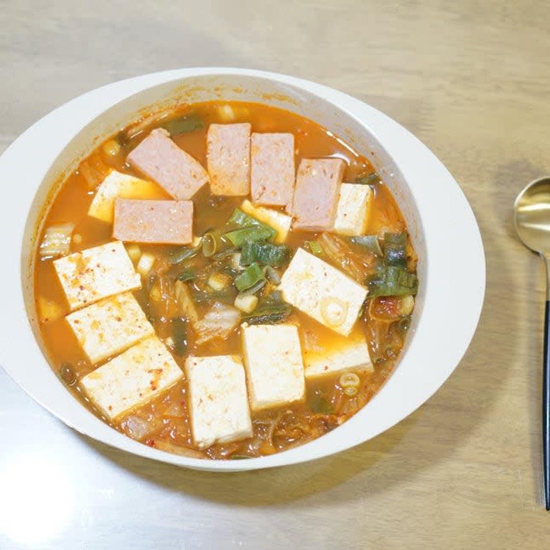 두부찌개 끓이는법 스팸 넣어서 했어요