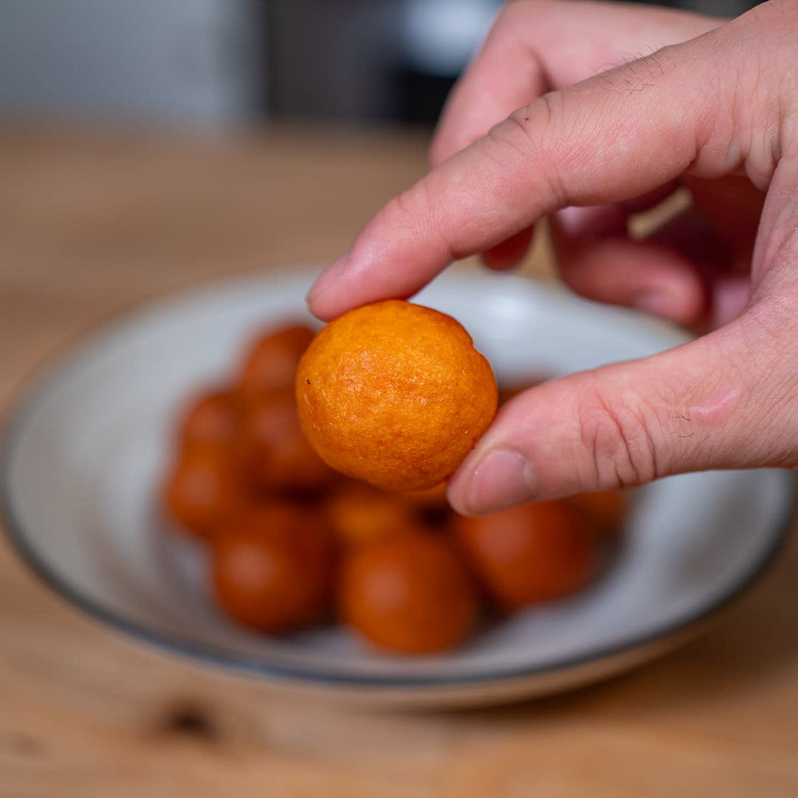 Crispy and Chewy Sweet Potato Balls