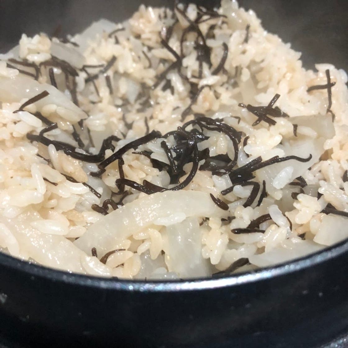 제주 톳 무 솥밥 만들기