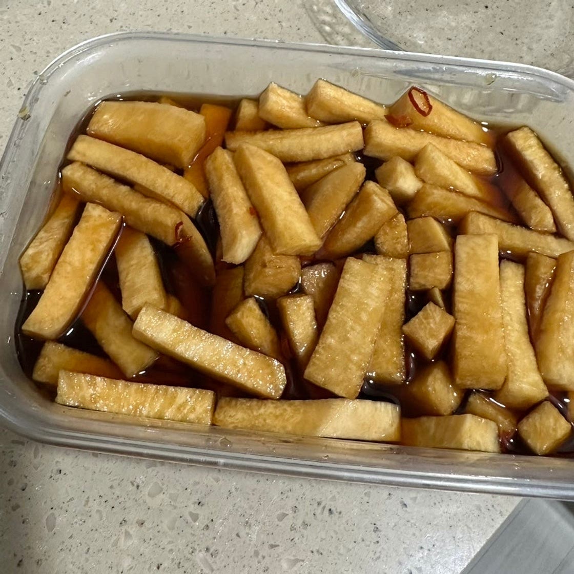 오독오독 간장 무 장아찌 만들기