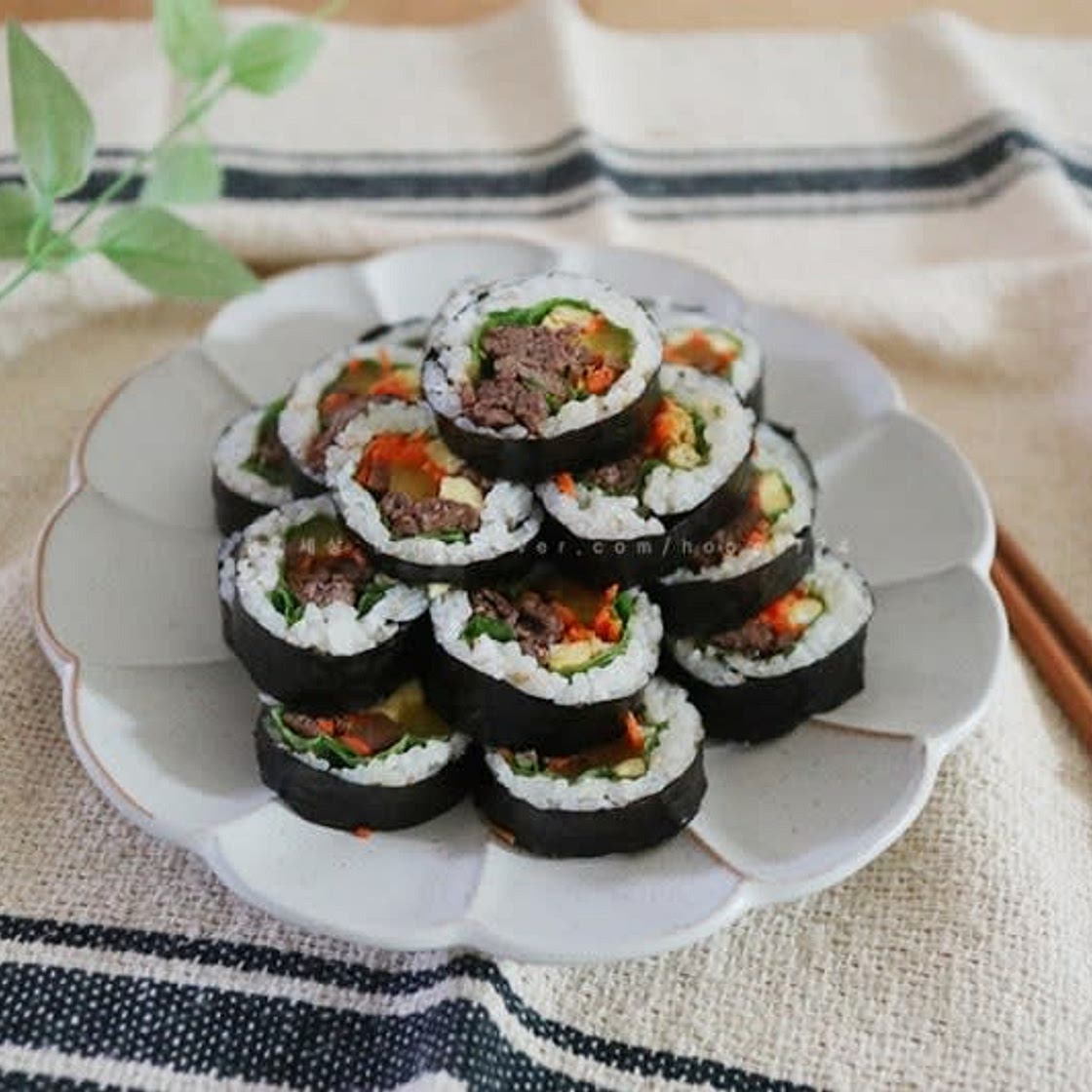 소불고기김밥만들기