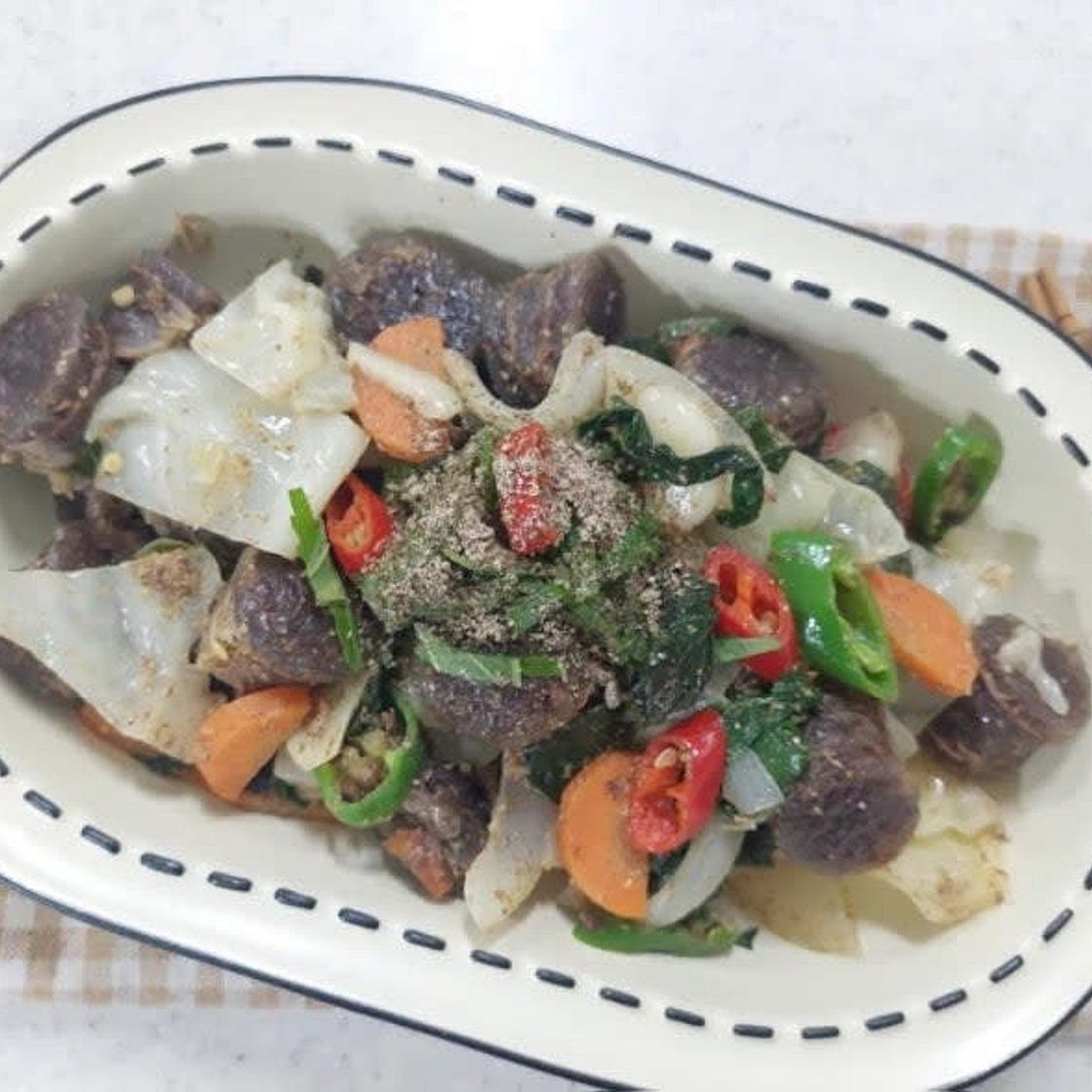 백순대볶음 만드는법 캠핑 요리 레시피