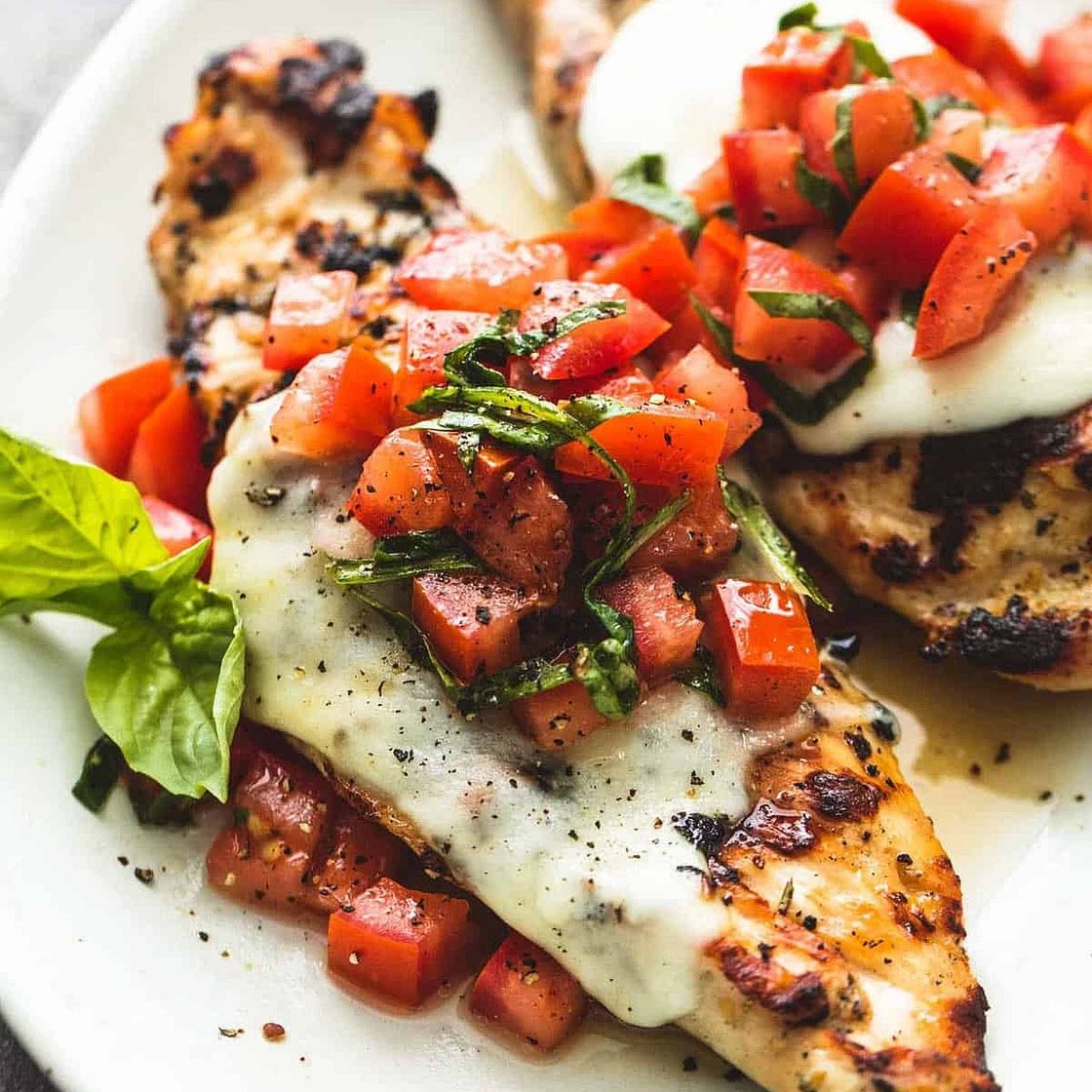 Bruschetta grilled chicken