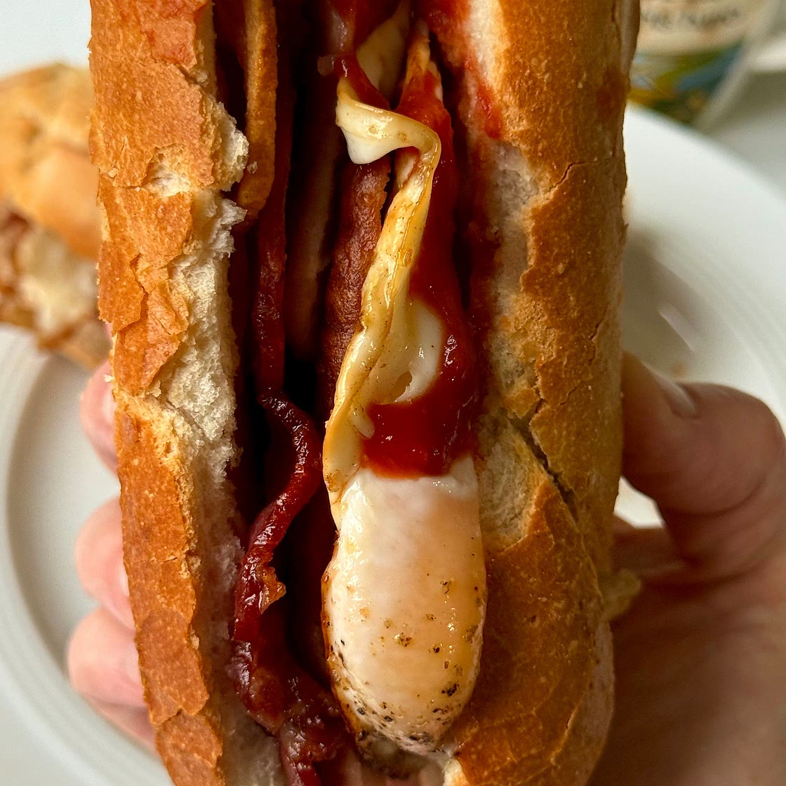 Sausage Bacon and Egg Roll 