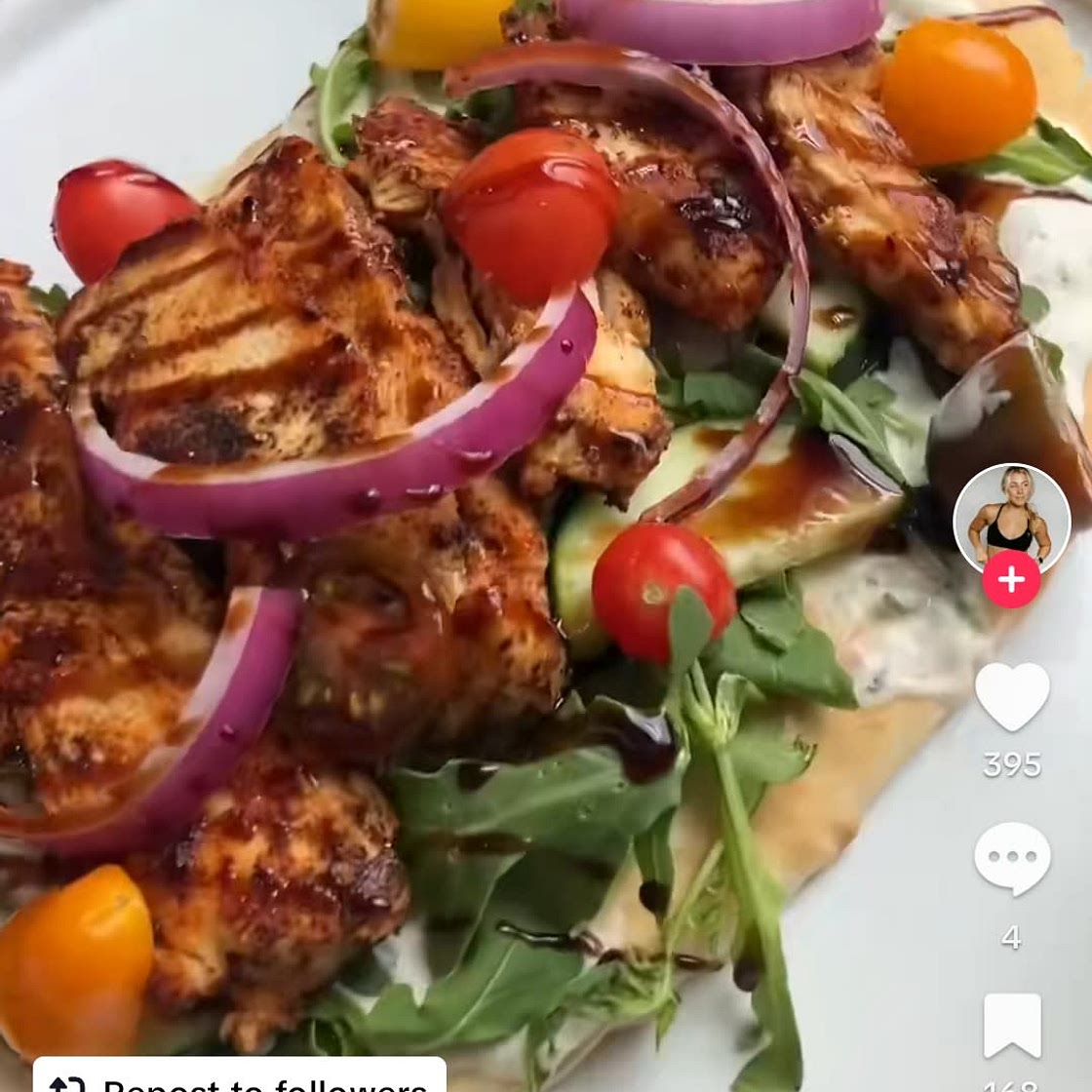 Chicken Tzatziki Pizza