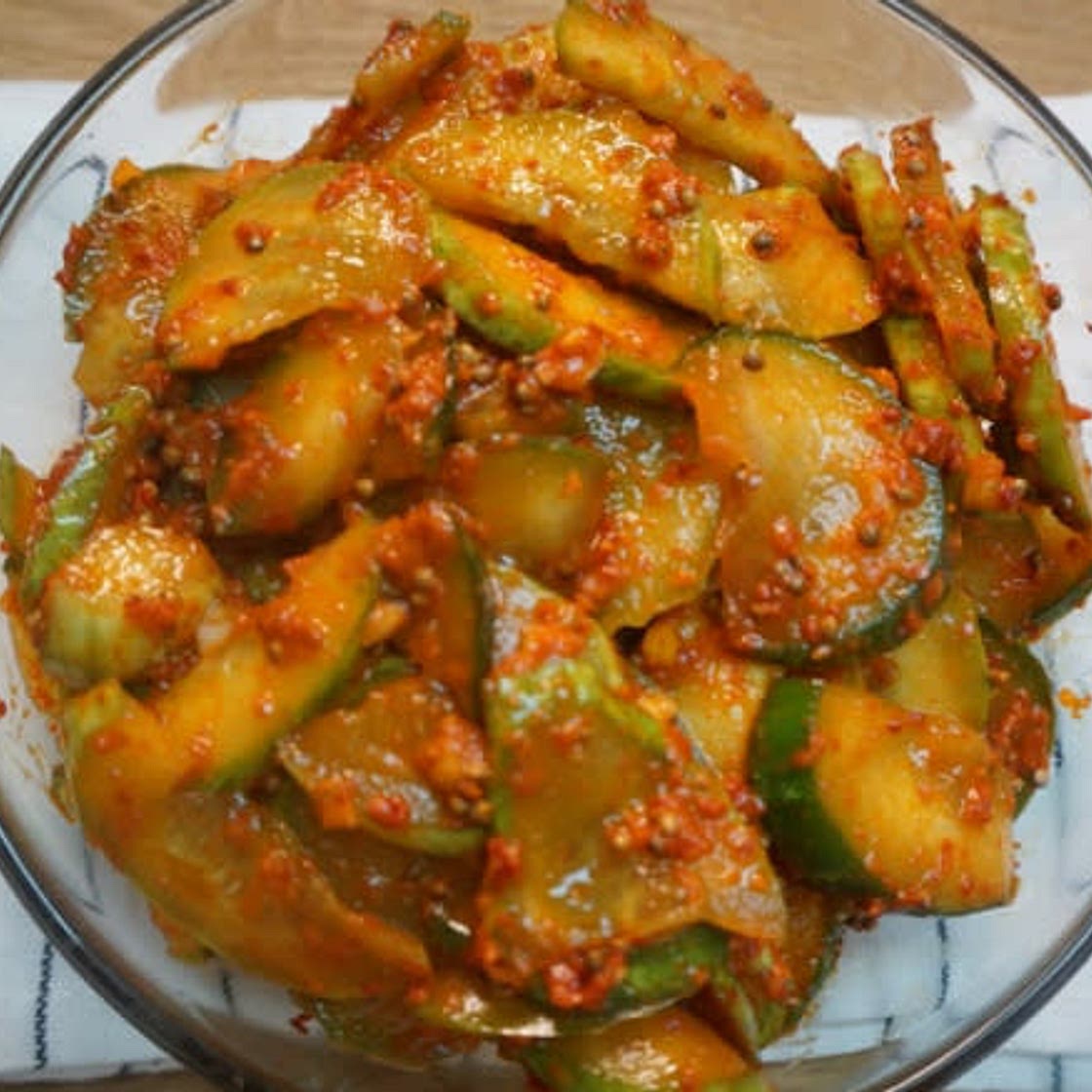 오이무침