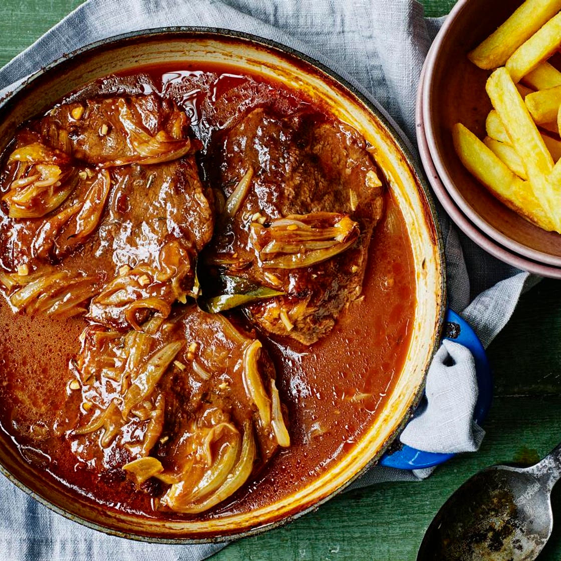 The Hairy Bikers' braised steak with gravy