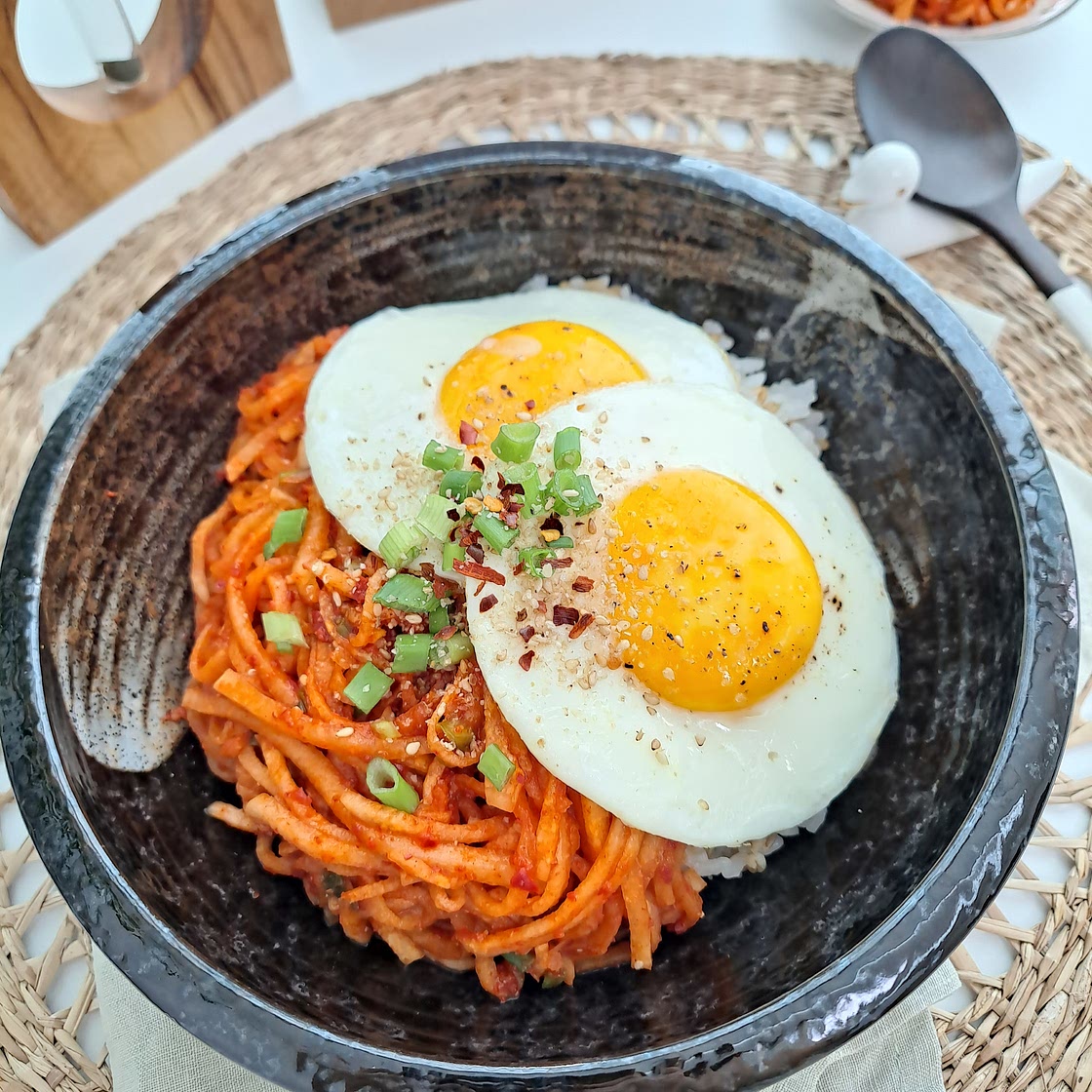 빨간양념 무생채나물무침
