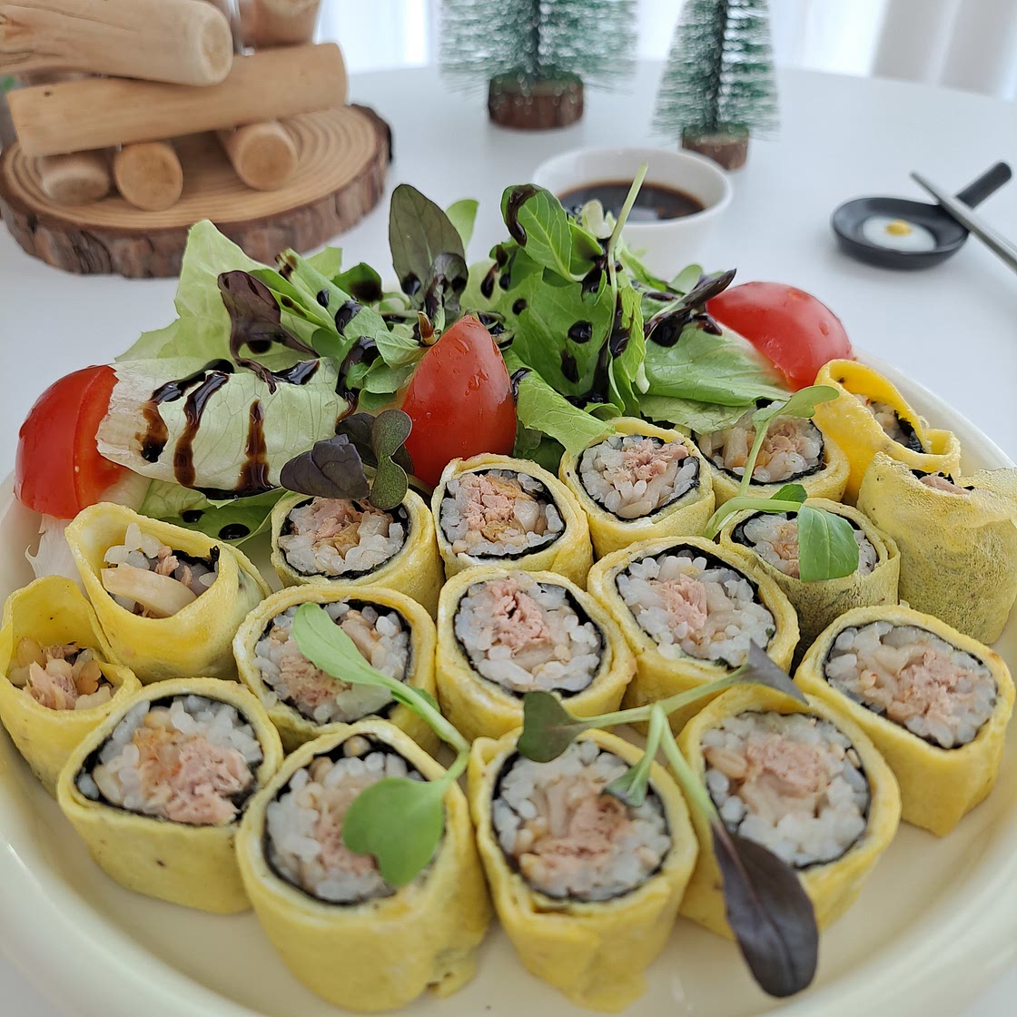 계란말이 묵은지참치김밥